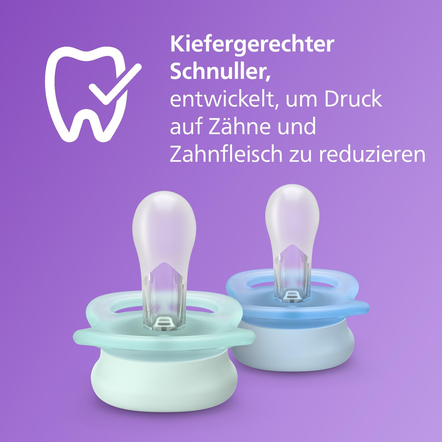 Philips Avent Ultra Air Schnuller, 2er-Pack – BPA-freier Schnuller für Babys von 0 bis 6 Monaten, Boot/Mama-Design (Modell SCF080/01) - Meloni2