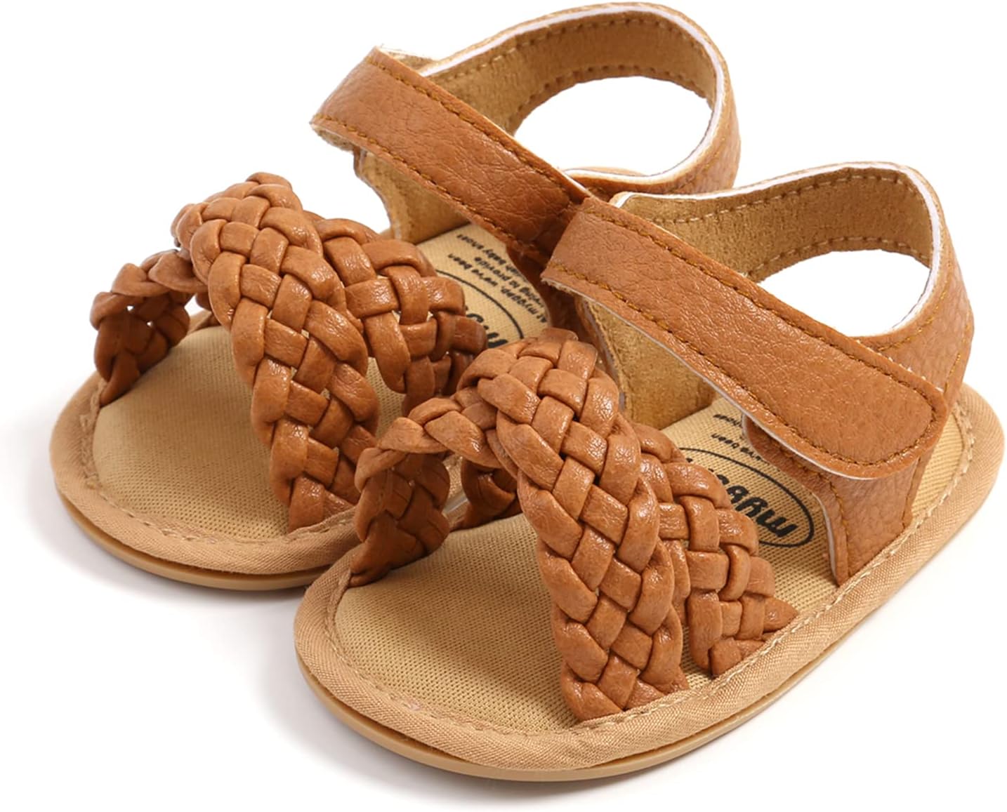 RVROVIC Babyschuhe für Jungen und Mädchen – Premium Weiche Anti-Rutsch Gummisohle für Säuglinge – Sommer Outdoor Sandalen für Kleinkind Erste Walker