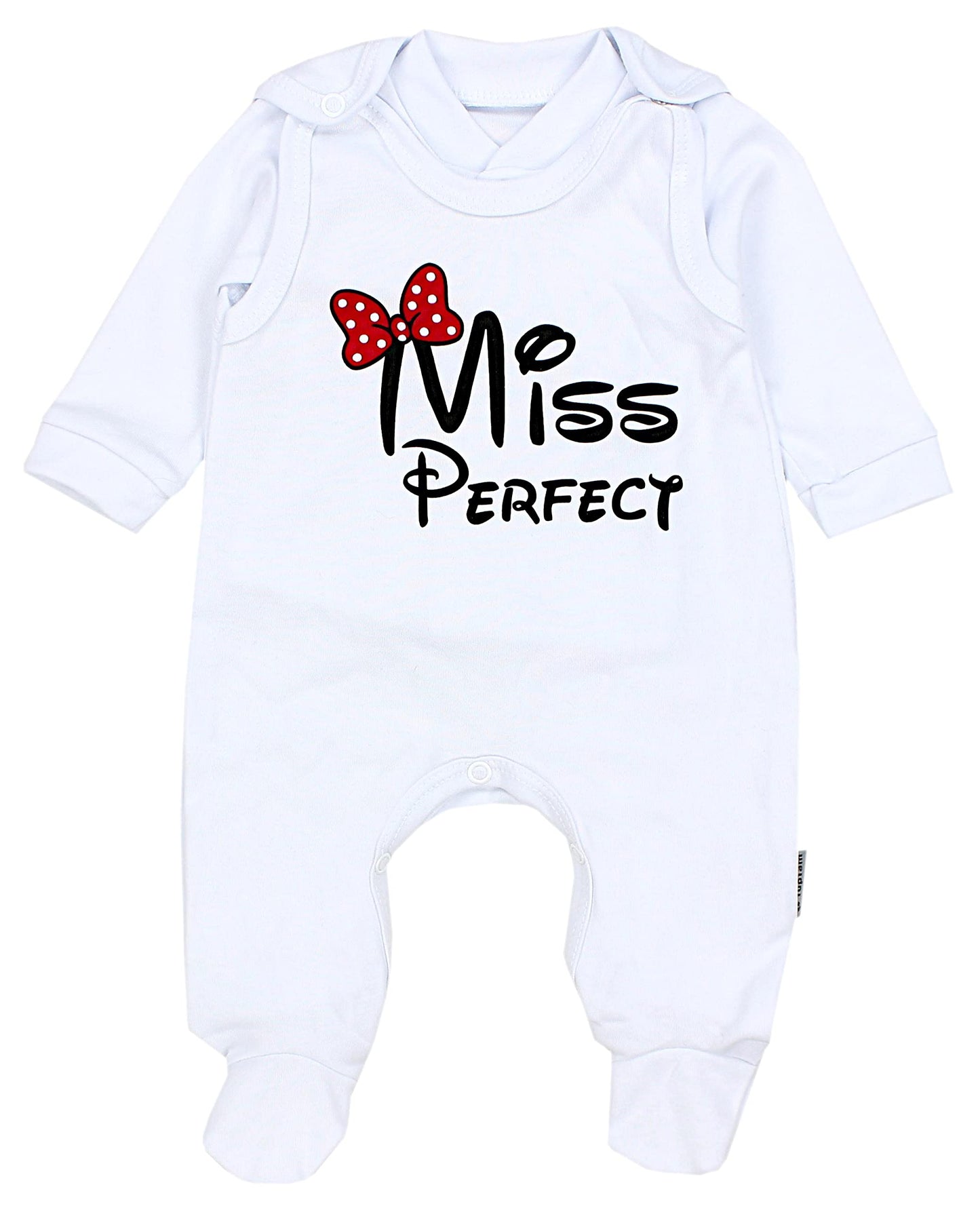 TupTam Baby Mädchen Jungen Strampler mit Langarmshirt Aufdruck Spruch 2 teilig