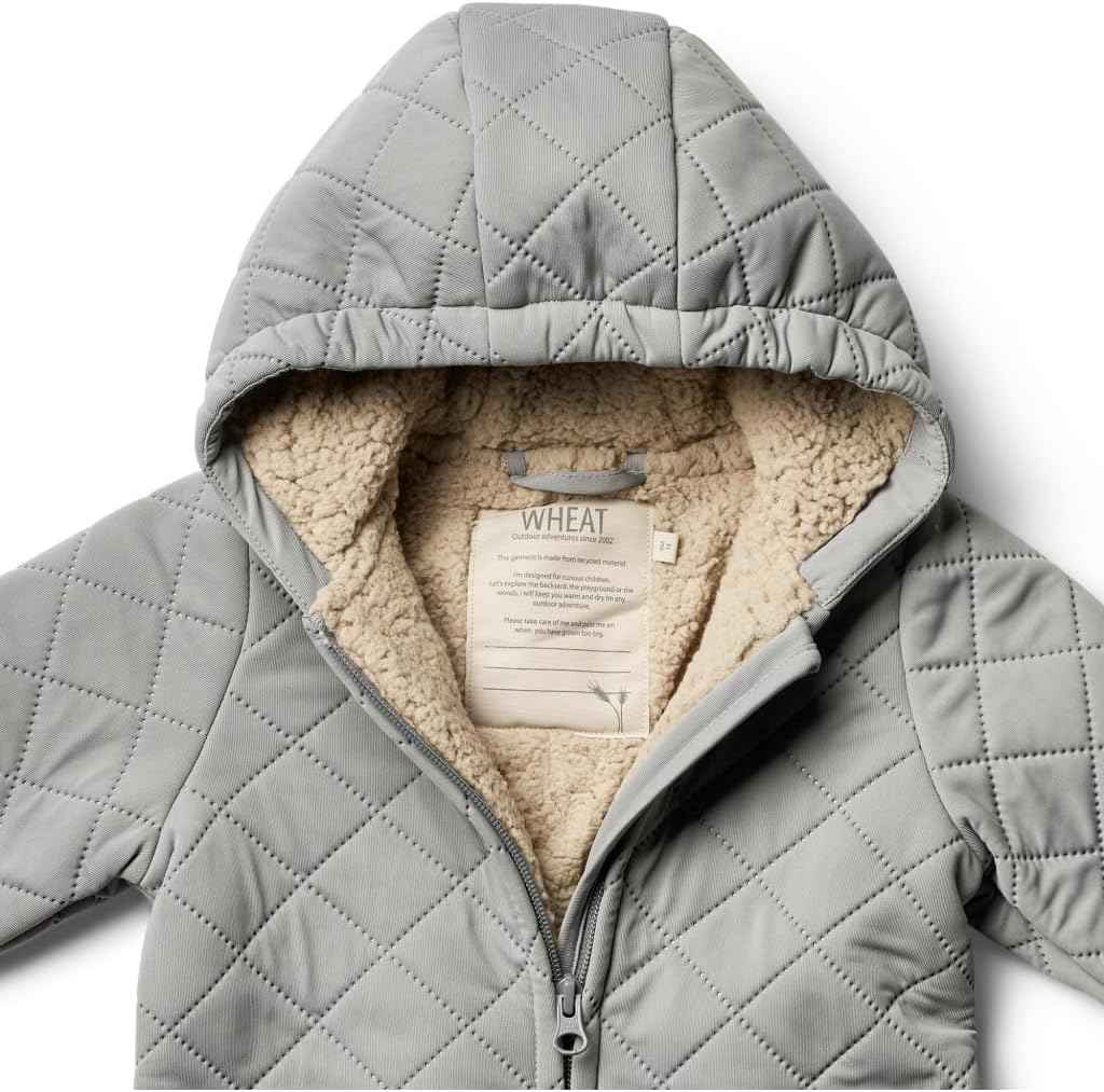 Wheat Hayden Thermal Suit, Baby Toddler Sizes, Unisex, Boys and Girls, 100% Recycled Poleyster, Oeko-Tex Standard, Waterproof, Breathable, Windproof, Oeko-Tex Standard