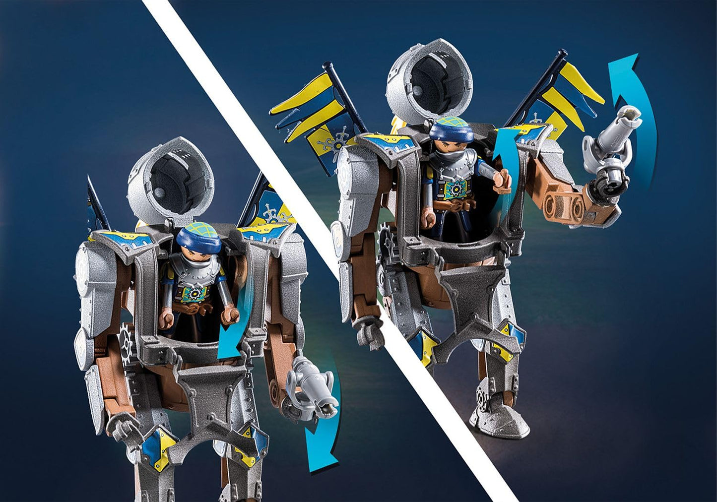 PLAYMOBIL Novelmore 71642 Arwynns Castle, Knight's Castle, Includes Three Knights and Numerous Accessories for Realistic Battles, Action-packed Toy for Children from 4 Years