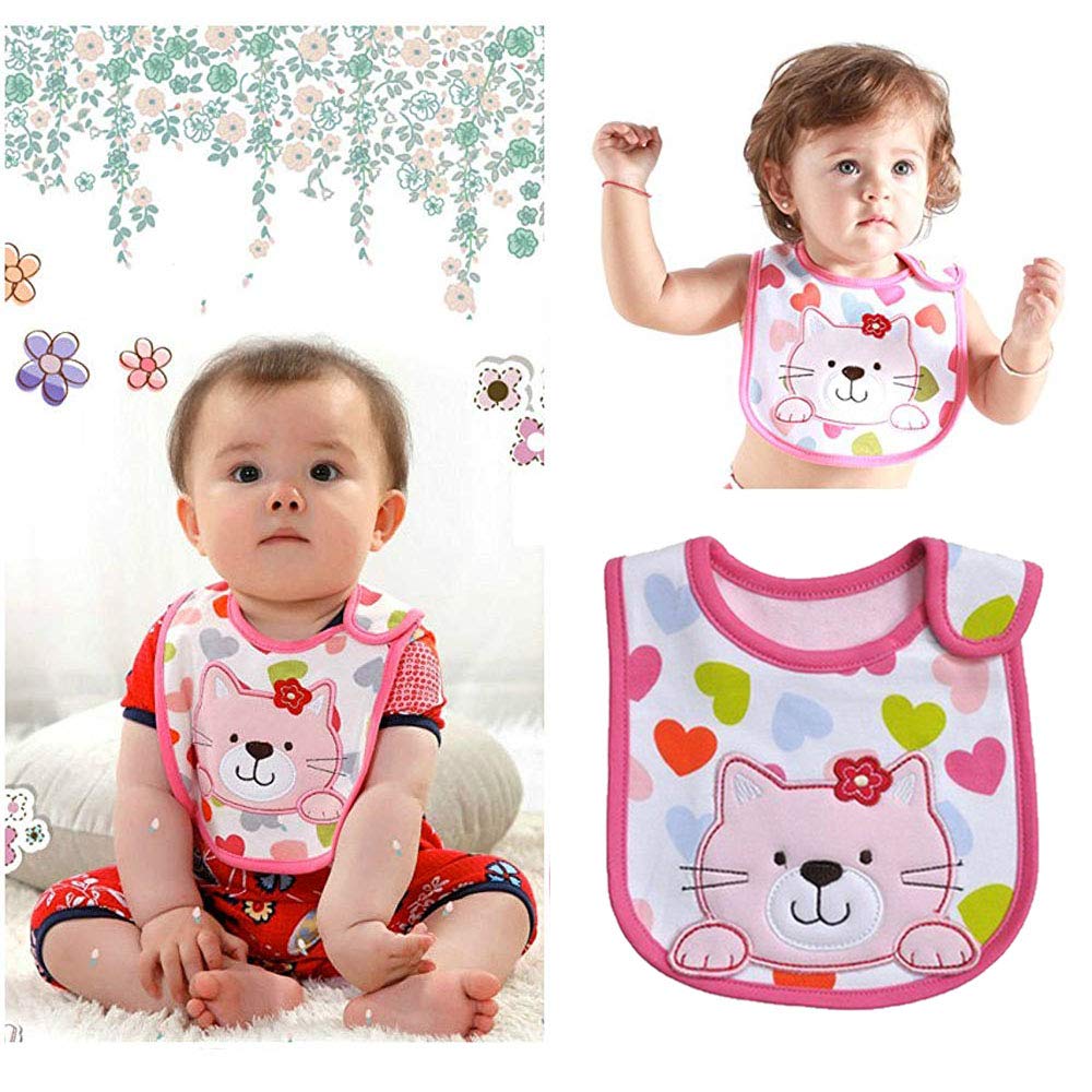SLOSH Baby Bibs Baby Bibs Waterproof with Velcro for Newborns Niño Niñas Boys Girls Unisex Set