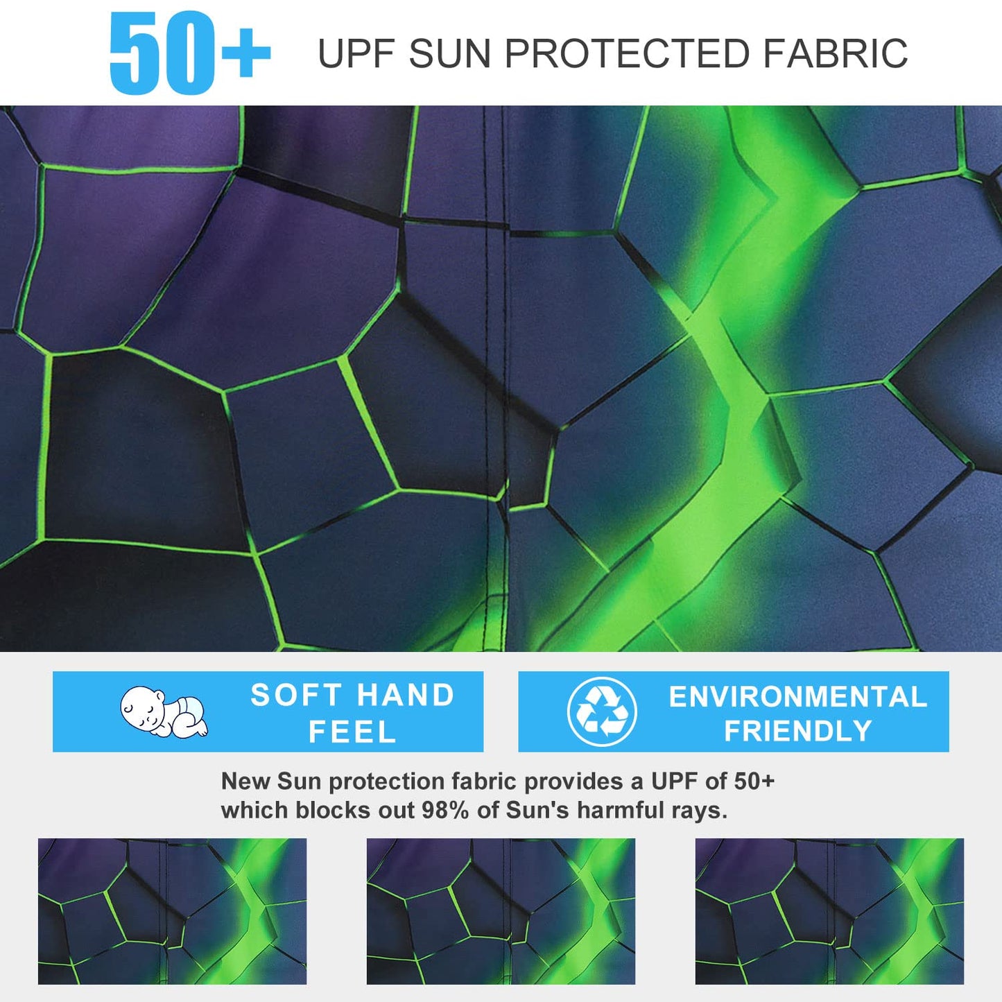Fanient Badehose für Jungen lustige 3D Gedruckt Grafik Schnelltrocknend Beachwear Sport Laufen Badebekleidung Boardshorts
