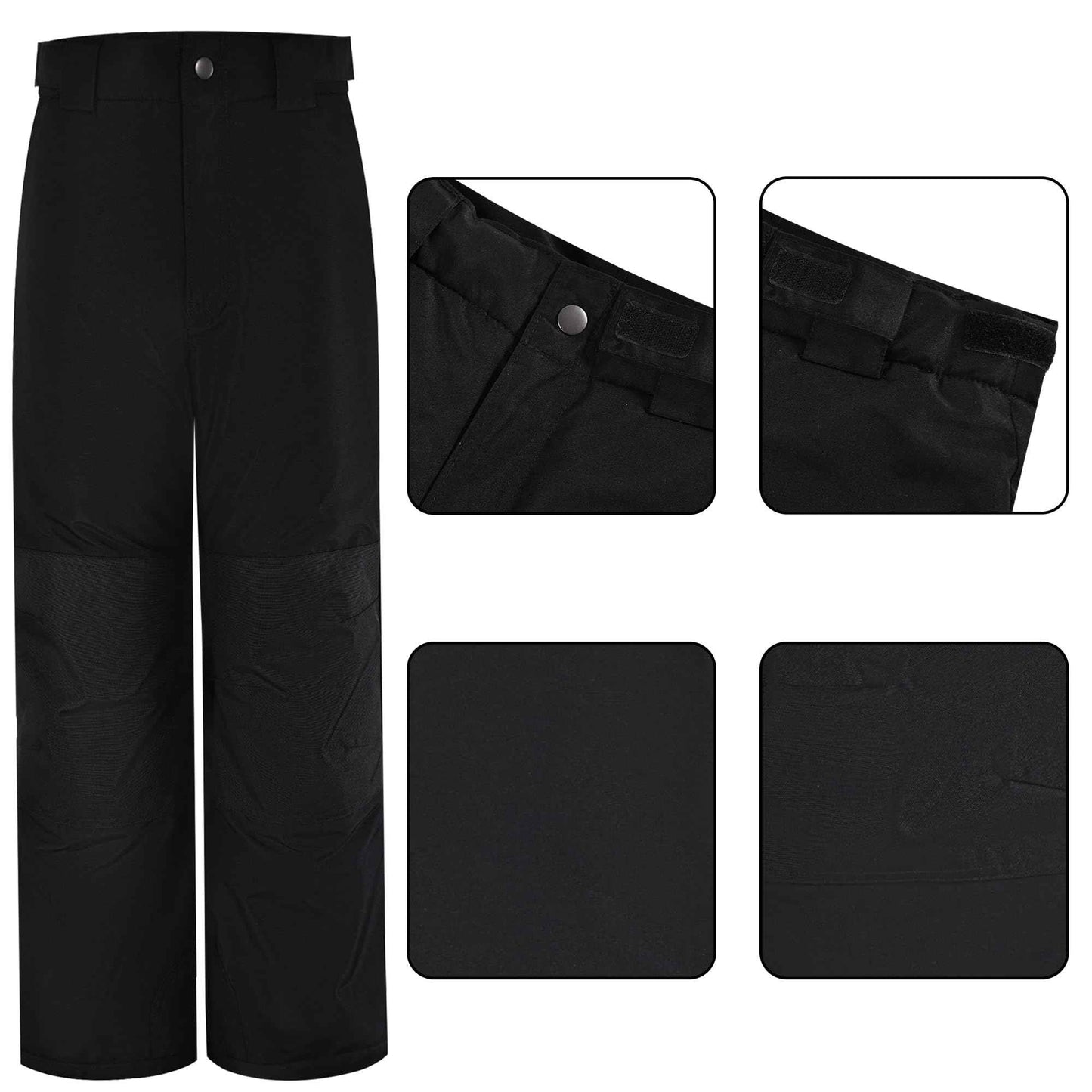 NORDOIS Chalet Boys' Snowsuit with Hood, Water-Repellent Ski Suit, Windproof Winter Suit