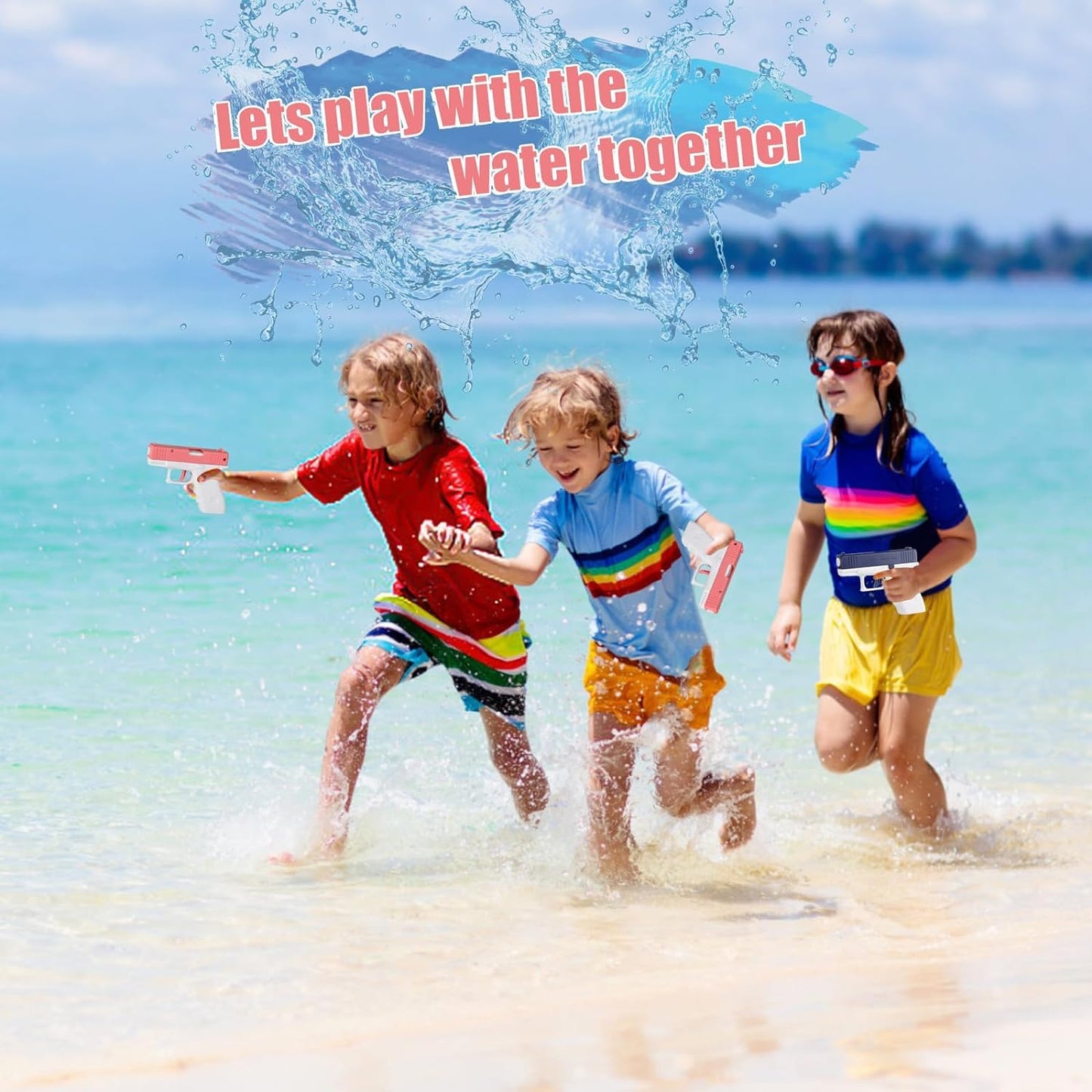 DERAYEE 12 Stück wasserpistole klein,Wasserspritzpistolen,Spritzpistole,Mini Wasserpistolen,Sommer Spielzeug Garten Pool Party Mitgebsel für Kinder