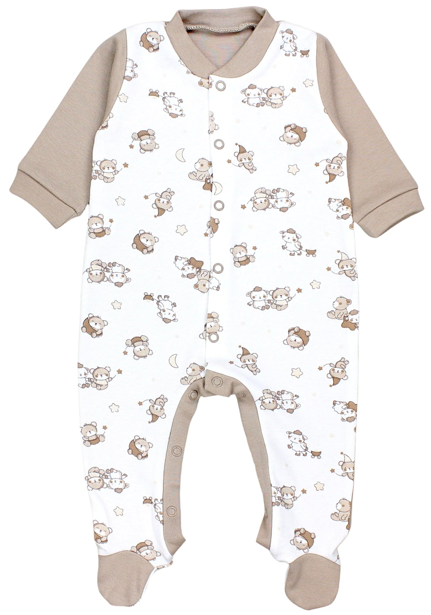 TupTam Baby Kleidung Set Jungen Langarm Bekleidung Neugeborene Füßlingen Hose Body Strampler Mütze 5 tlg