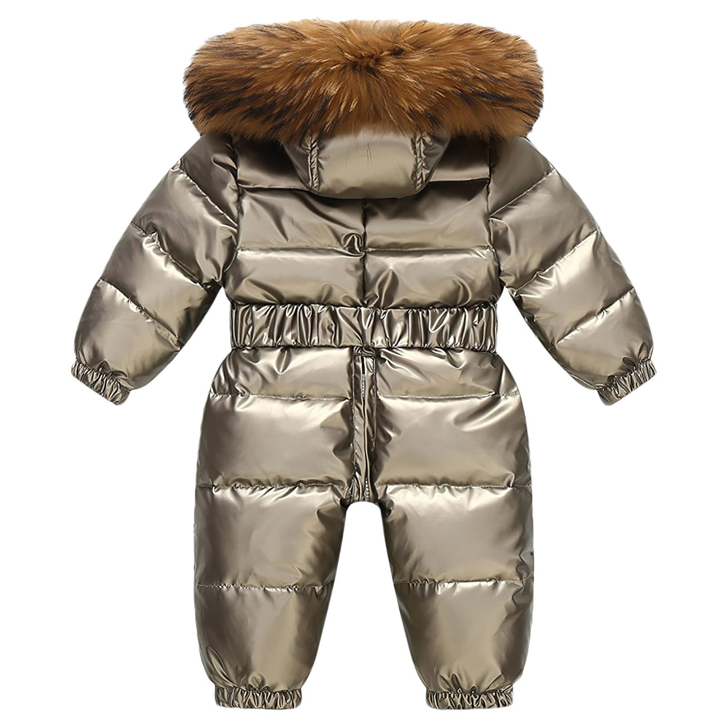 amropi Baby Girls' Snowsuit with Hood Romper Puffer Down Winter Warm Jumpsuit for 0-5 Years