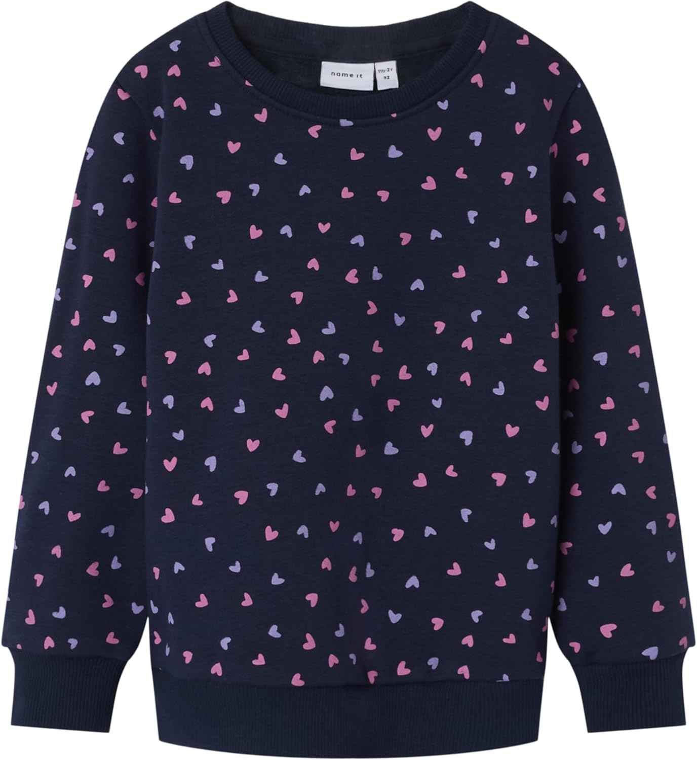 NAME IT Mädchen Nmfdavina Ls Sweat Fleece Bru Noos Sweatshirt