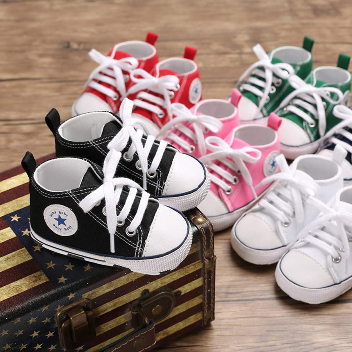 DEBAIJIA Babyschuhe Lauflernschuhe 0-18M Leichtes Atmungsaktives rutschfest für Jungen und Mädchen