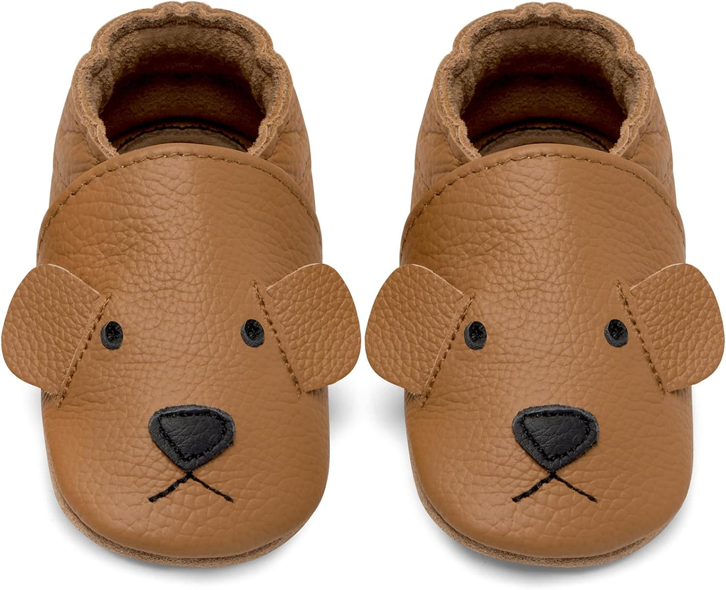 IceUnicorn Babyschuhe Krabbelschuhe aus weichem Leder für Jungen und Mädchen – Rutschfeste Lauflernschuhe für Kleinkinder