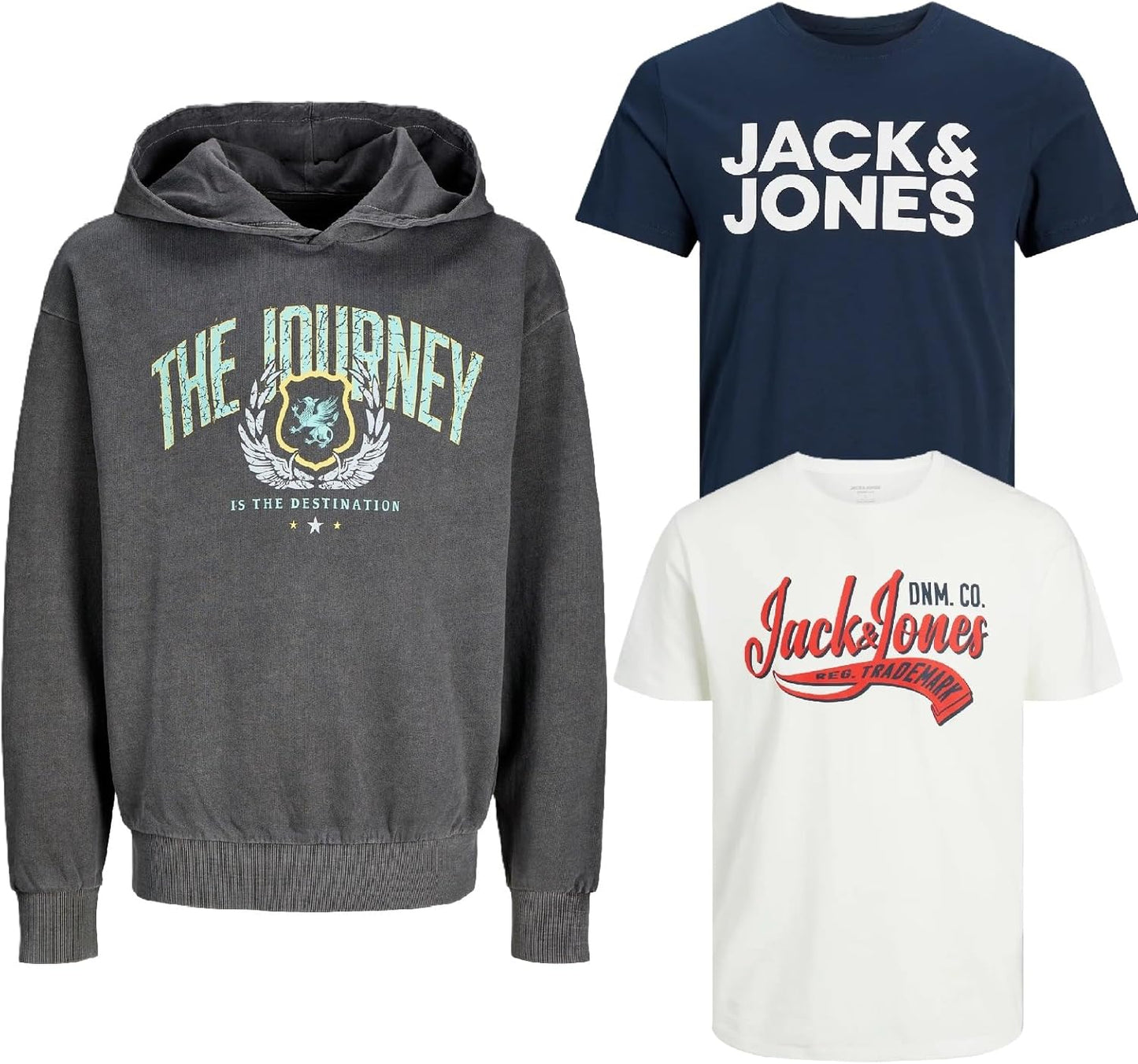 JACK & JONES Junior Kinder Jungen Kapuzenpullover Kids Hoodie Sweatshirt Sweat Shirt Hood