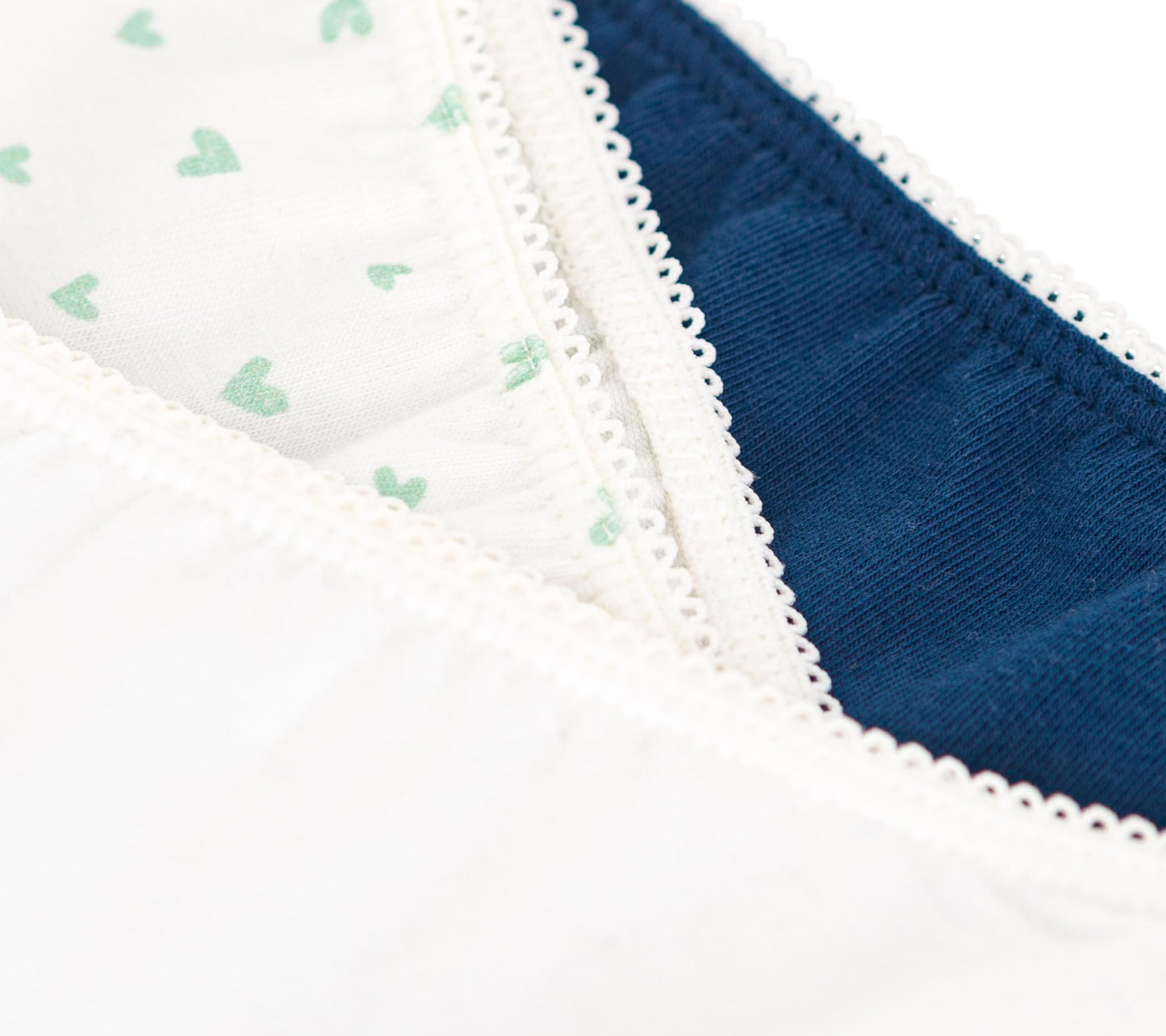 Petit Bateau Girls Hipster (Pack of 3)