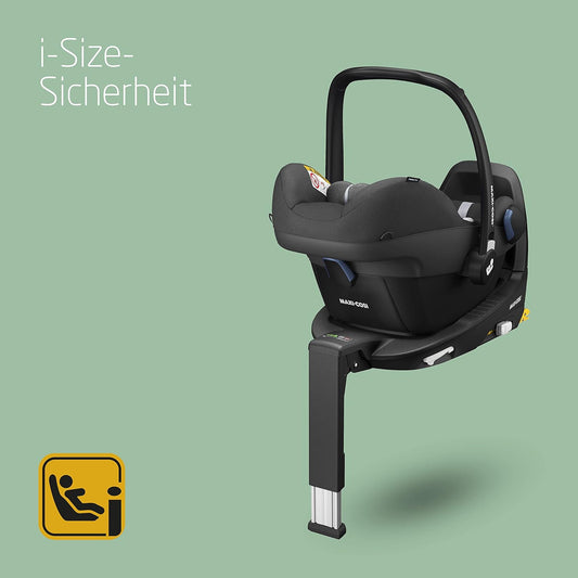 Maxi-Cosi Pebble Pro i-Size Babyschale, Kindersitz für Neugeborene, ab der Geburt bis ca. 12 Monate, 45 bis 75 cm, Essential Black - Meloni2