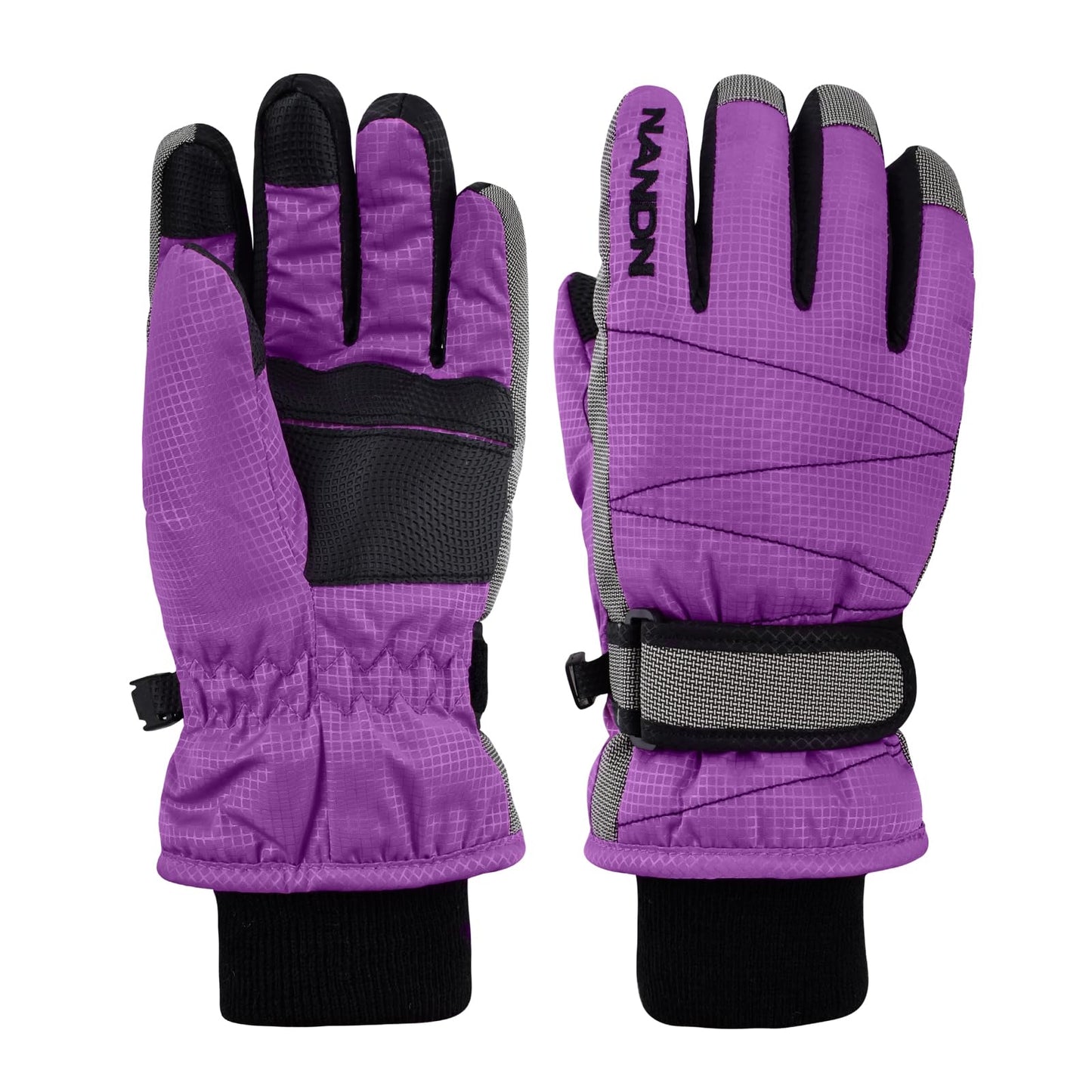 TRIWONDER Children's Ski Gloves, Thermal Fleece Gloves, Warm Winter Gloves for Boys and Girls