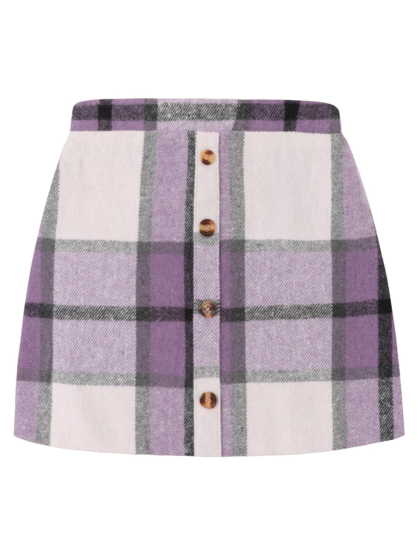 Arshiner Girls' Clothing Sets Elegant Long Sleeve Shirt with Skirt Set Children's Autumn Winter Outfit Checked Leisure Fashion Two Piece Clothing Sets for Girls 5-13 Years