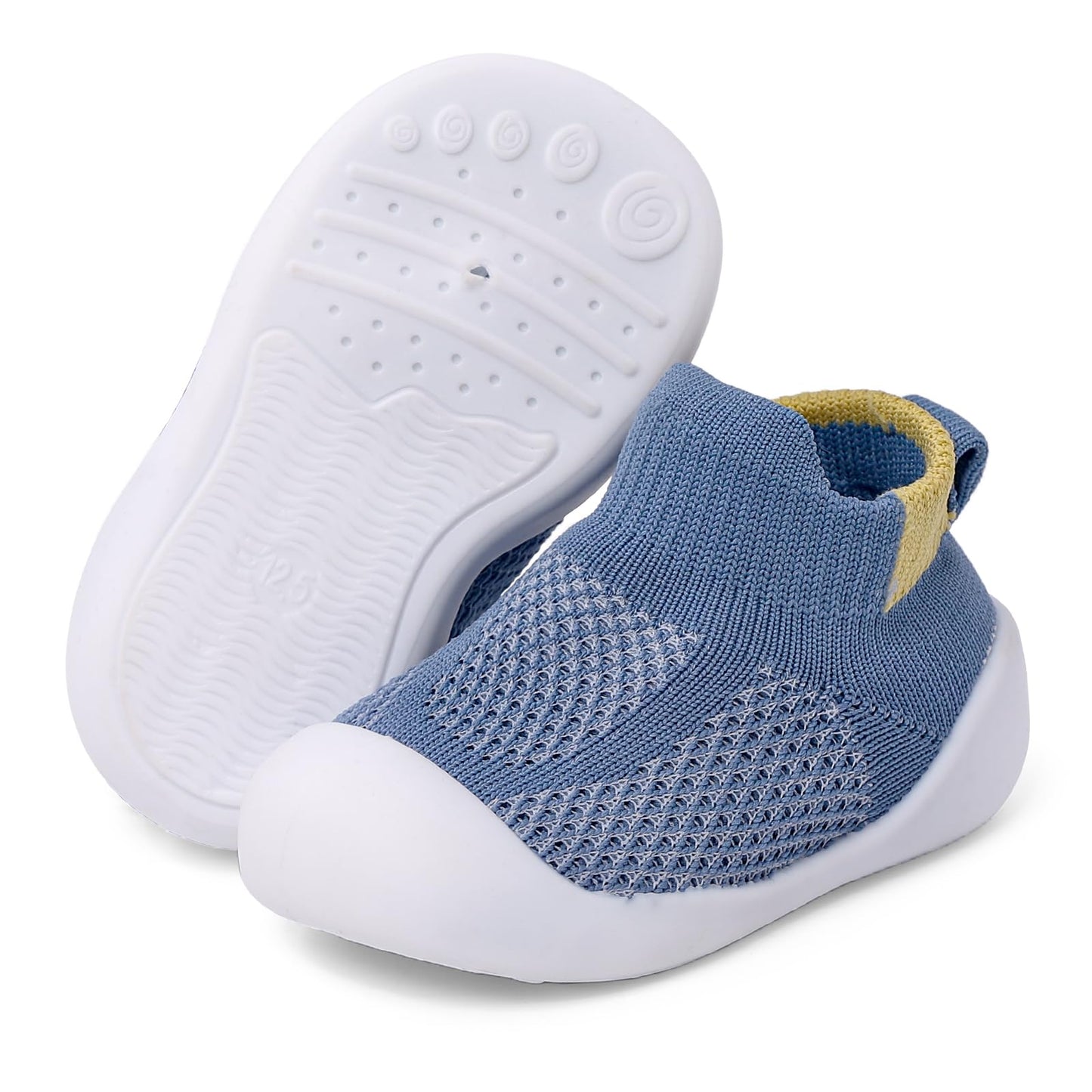LACOFIA Babyschuhe für Mädchen und Jungen - Atmungsaktive Krabbelschuhe mit rutschfester Gummisohle für Kleinkinder