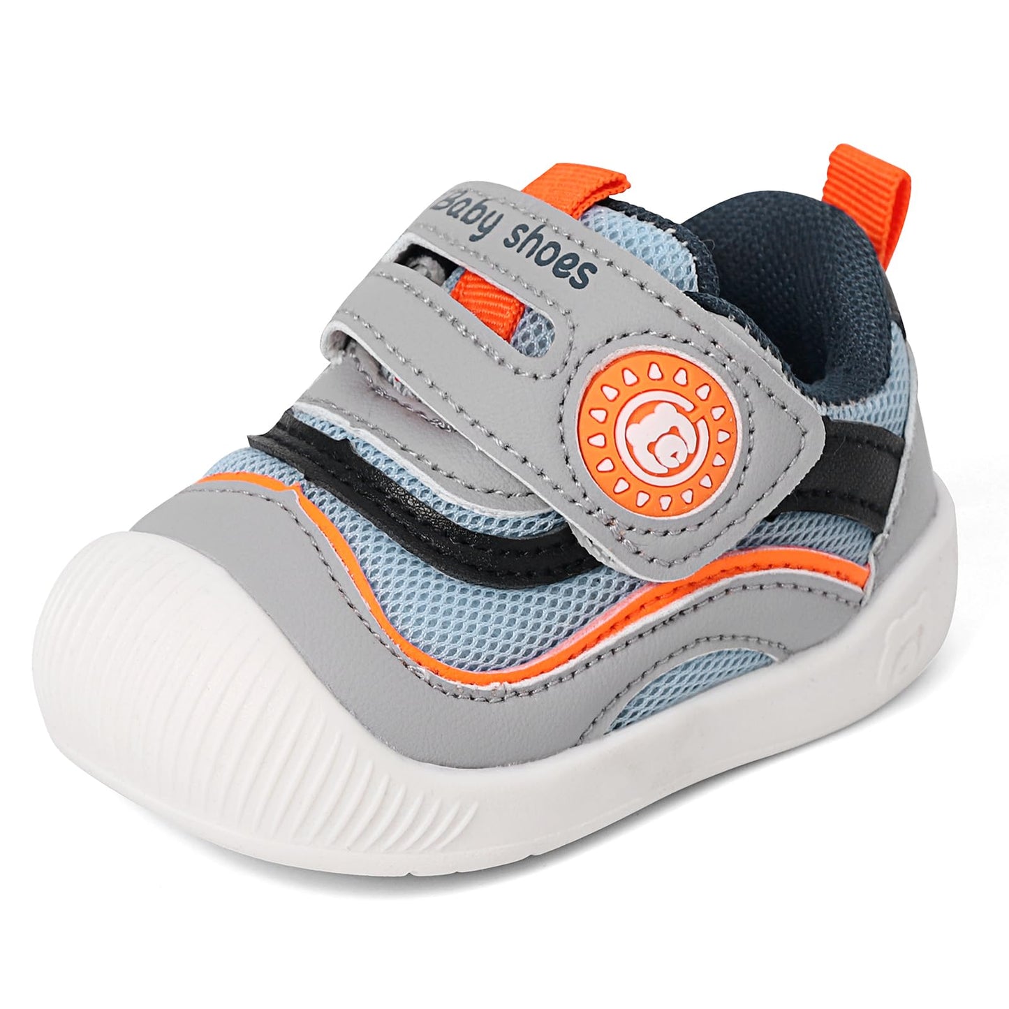 MASOCIO Lauflernschuhe Baby Schuhe Junge Mädchen Babyschuhe Weich Flach Gummi Anti-Rutsch