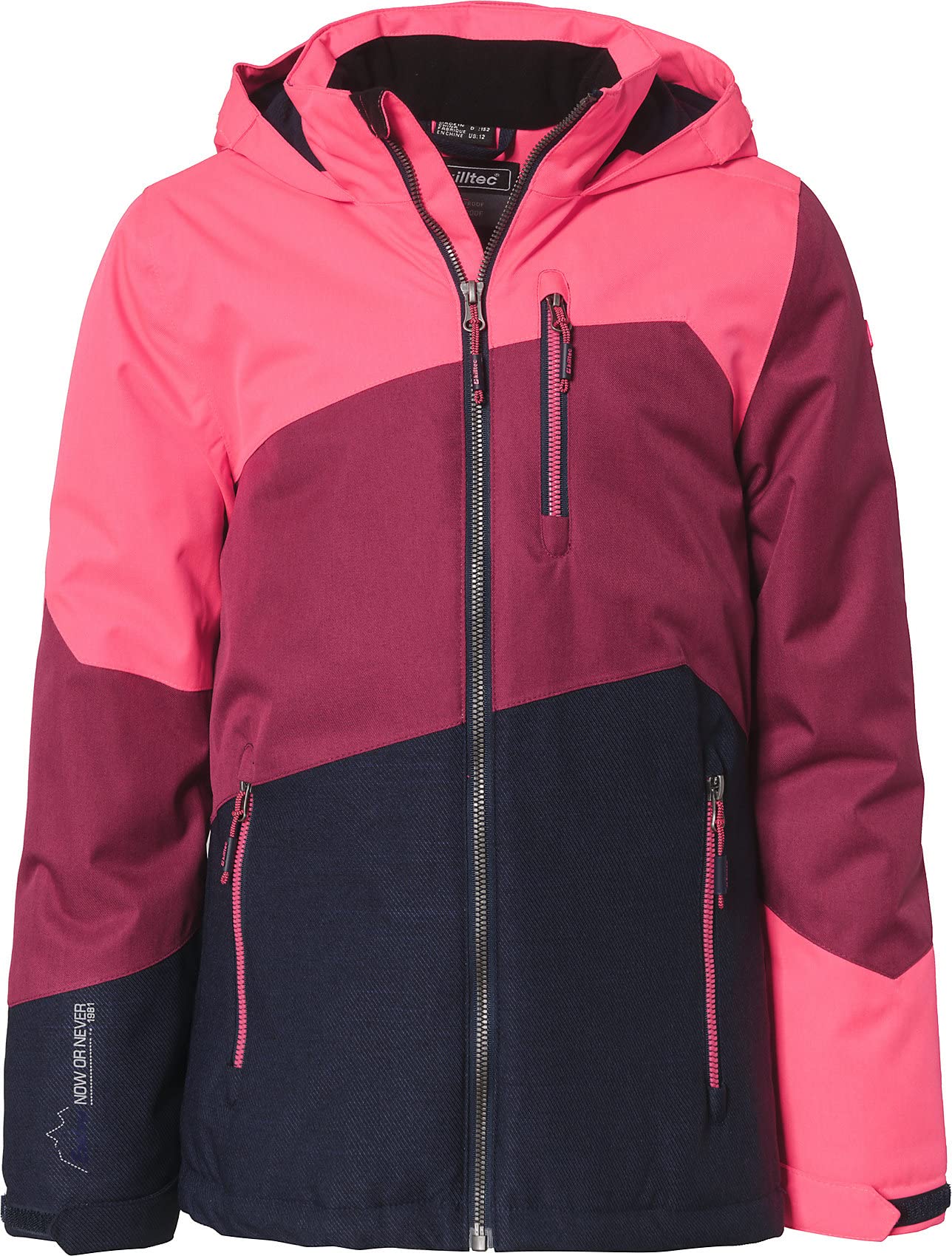 killtec Girls' Lynge Grls Jckt B Functional Jacket with Hood