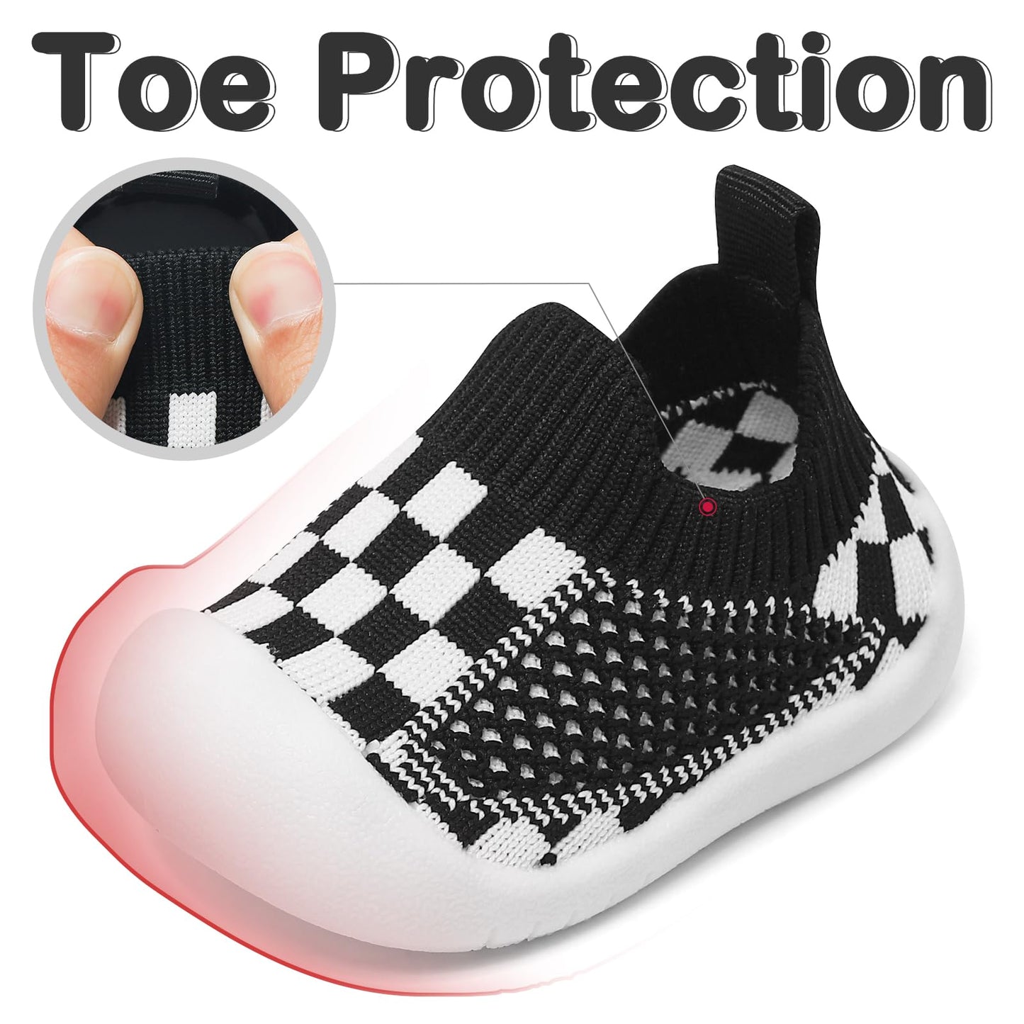 MK MATT KEELY Babyschuhe für Jungen - Sanfte Mesh atmungsaktive Lauf- und Krabbelschuhe für Babys 0-4 Jahre