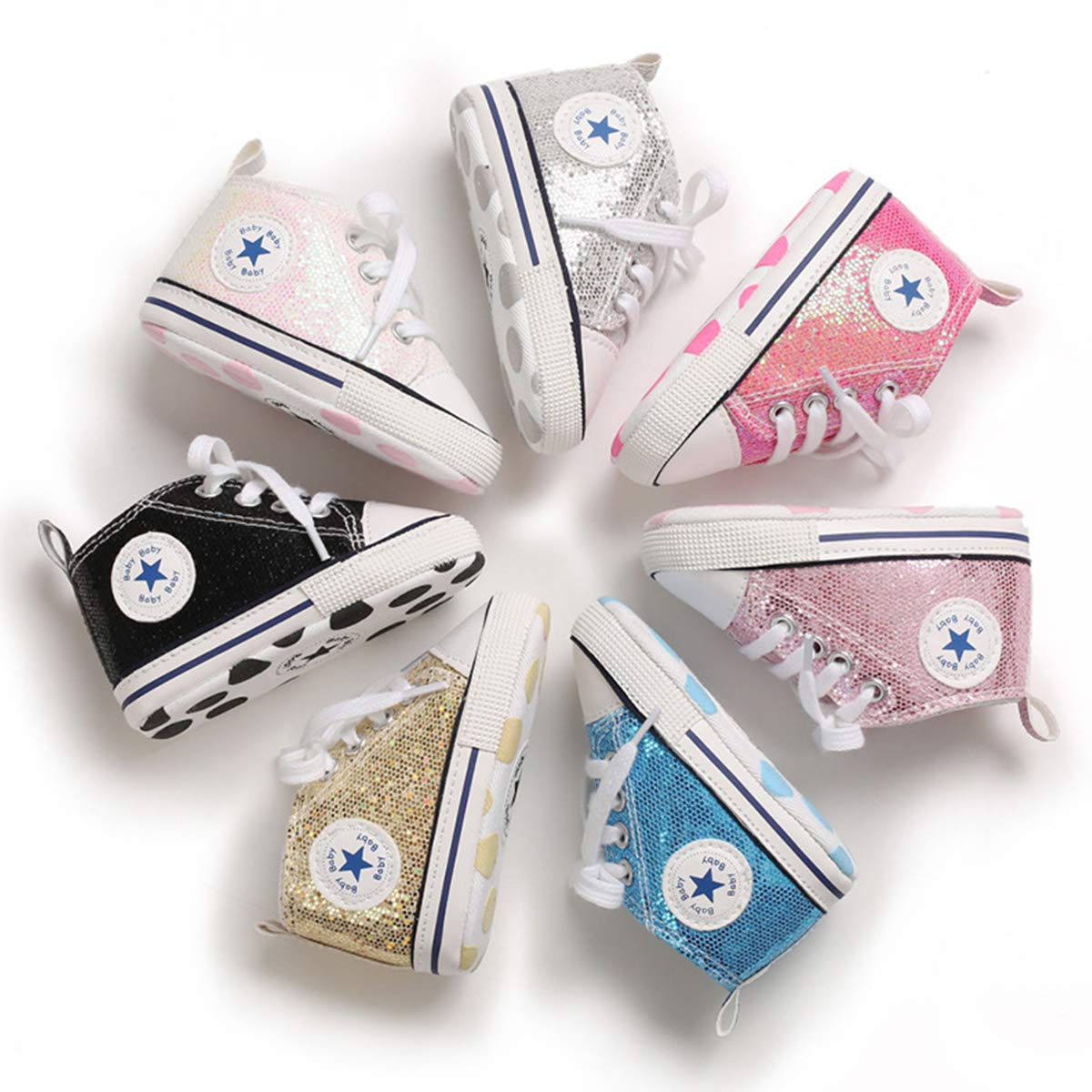 DEBAIJIA Babyschuhe Lauflernschuhe 0-18M Leichtes Atmungsaktives rutschfest für Jungen und Mädchen