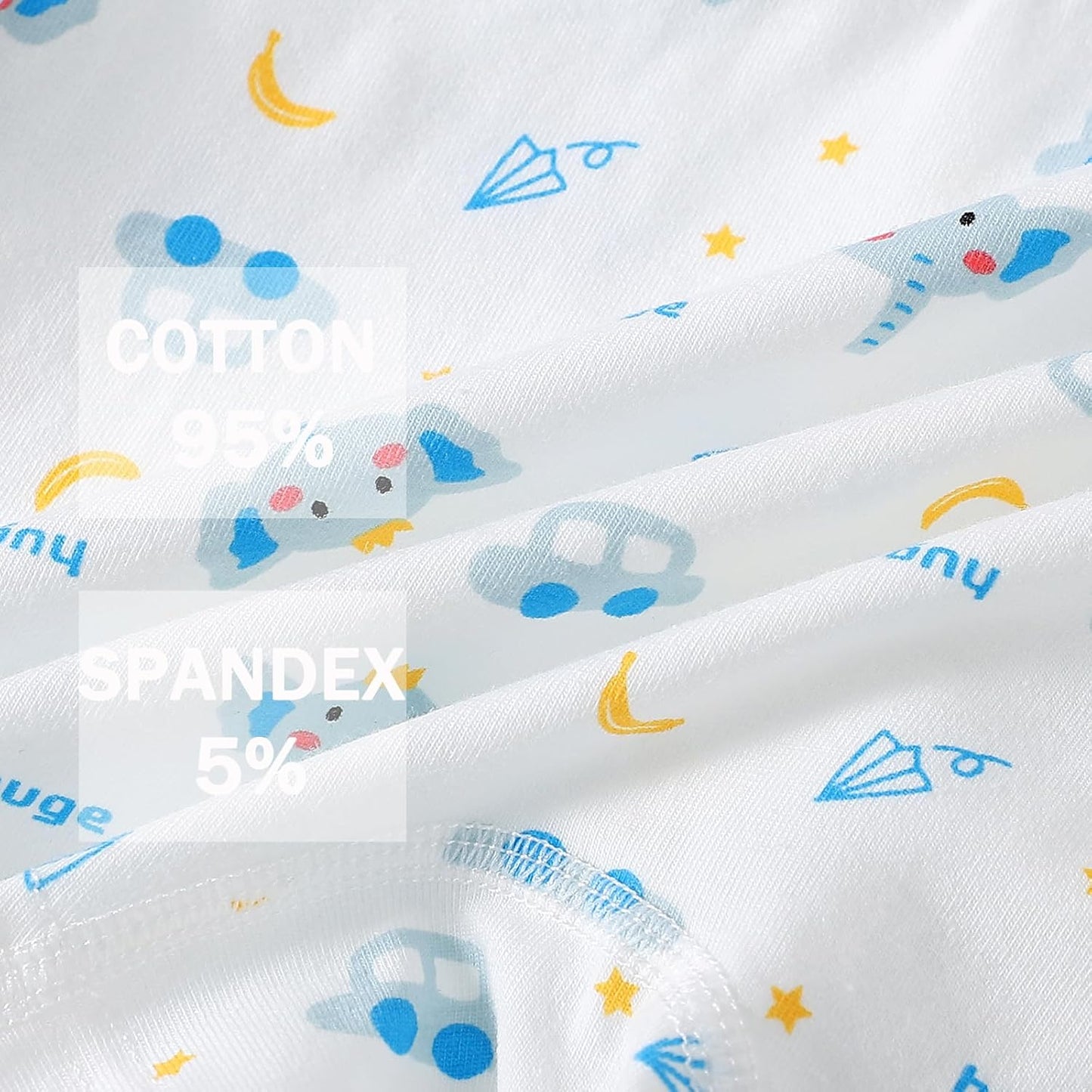 Anntry Kinder Weiche Baumwollene Unterwäschen Kleinkind 8 Pack Kleine Jungen Sortiert Boxer Shorts Slips 2-12 Jahre