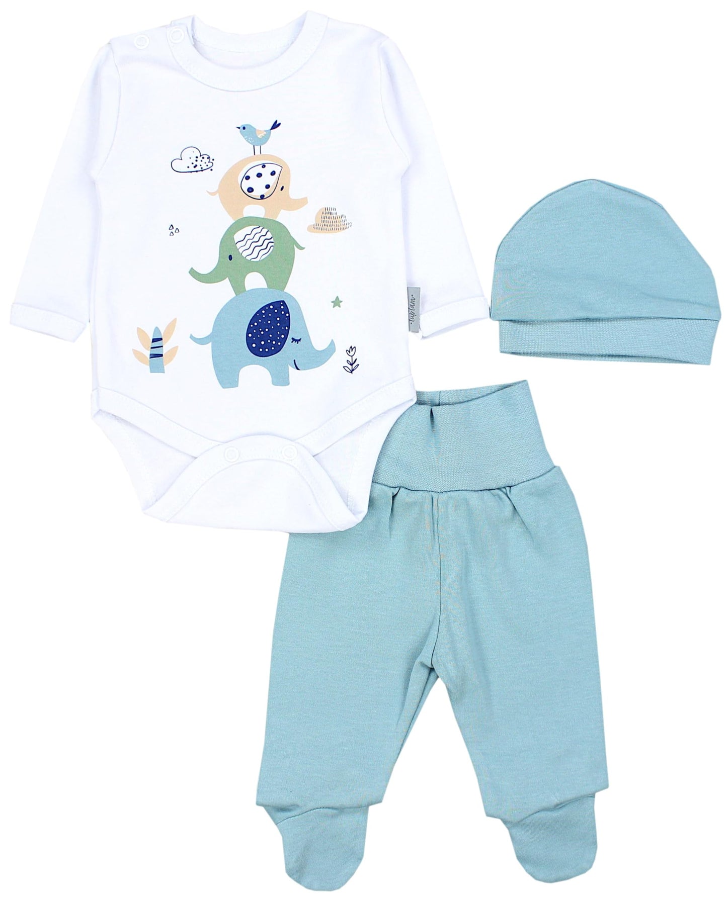 TupTam 3-Piece Unisex Baby Clothing Set with Print