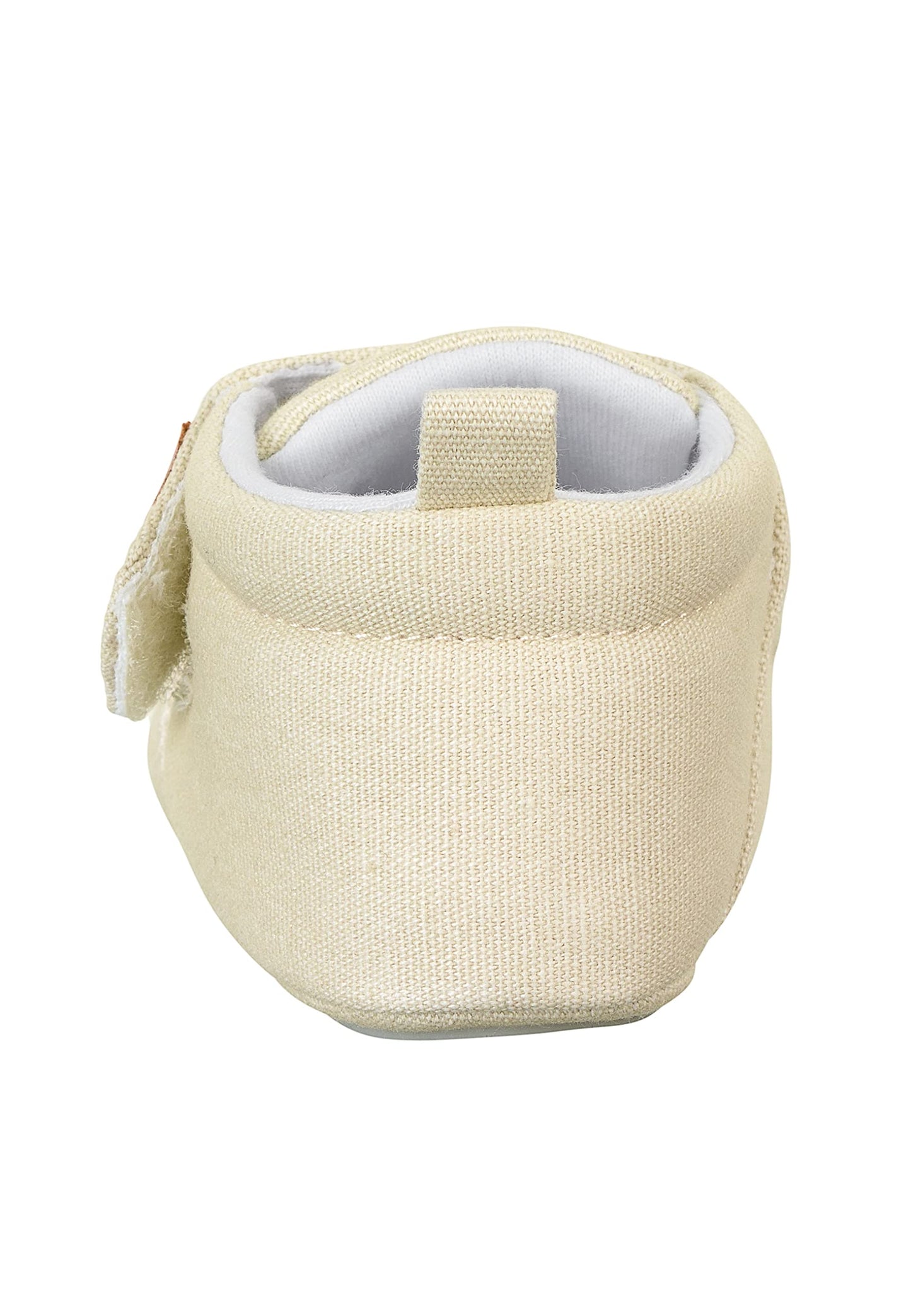 Sterntaler Krabbelschuhe uni - Baby Schuhe aus Canvas mit Klettverschluss - Baby und Kleinkind Hausschuh - aufgenähte Sternen Sohle rutschfest - Unisex Sneaker mit Jersey Futter - steingrün
