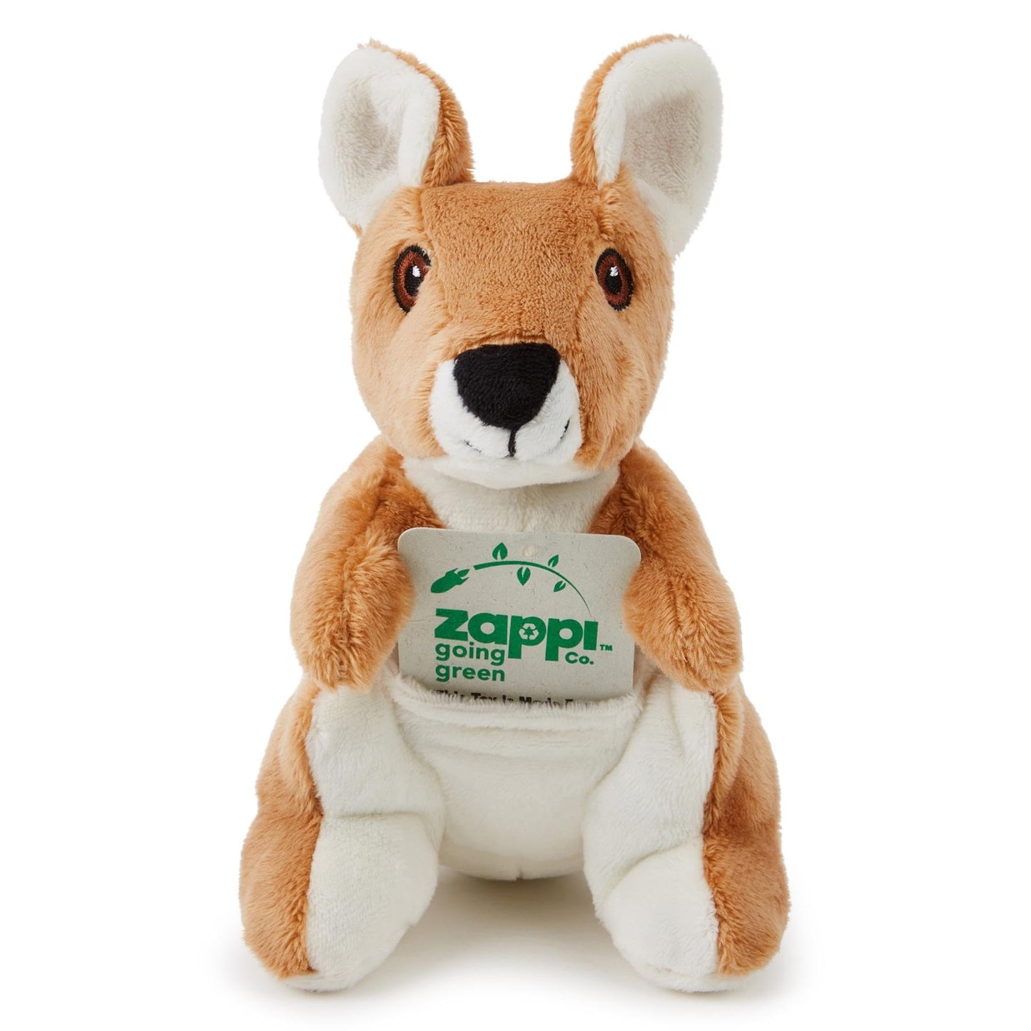 Zappi Co 100% recycelte Plüsch-Plüschtiere - Weiche und kuschelige Stofftiere, perfekte Begleiter für Kinder und Neugeborene (13-15cm) (Elefant)