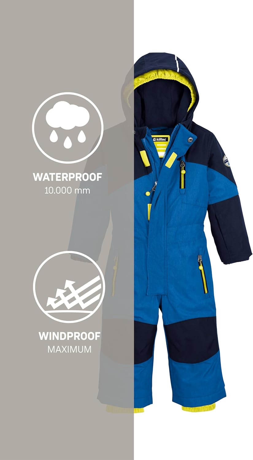Killtec Kesley Mini Ski Overall/Snowsuit with Hood Unisex Children's