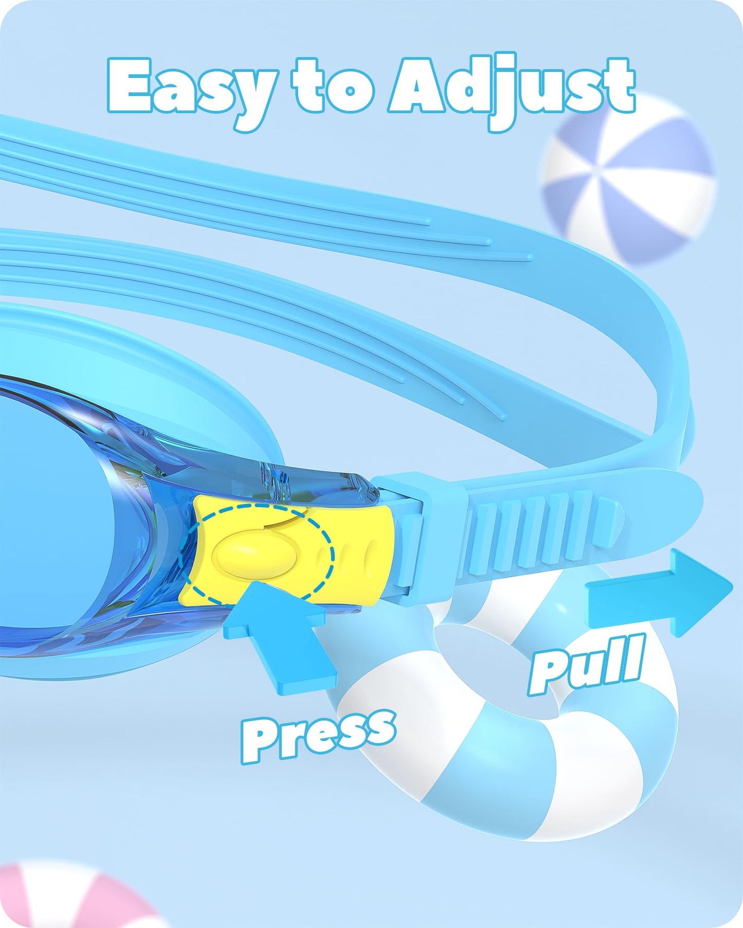 Findway Schwimmbrille Kinder,Schwimmbrille für Kinder Jungen Mädchen Junior, UV-Schutz Anti Nebel Kinder Schwimmbrille für Alter 3-12 Jahre