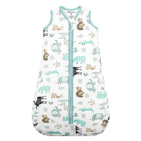 Mosebears Baby Sleeping Bag Winter 2.5 Tog, 100% Cotton Baby Winter Sleeping Bag for Babies 0-24 Months, M (6-12 Months)