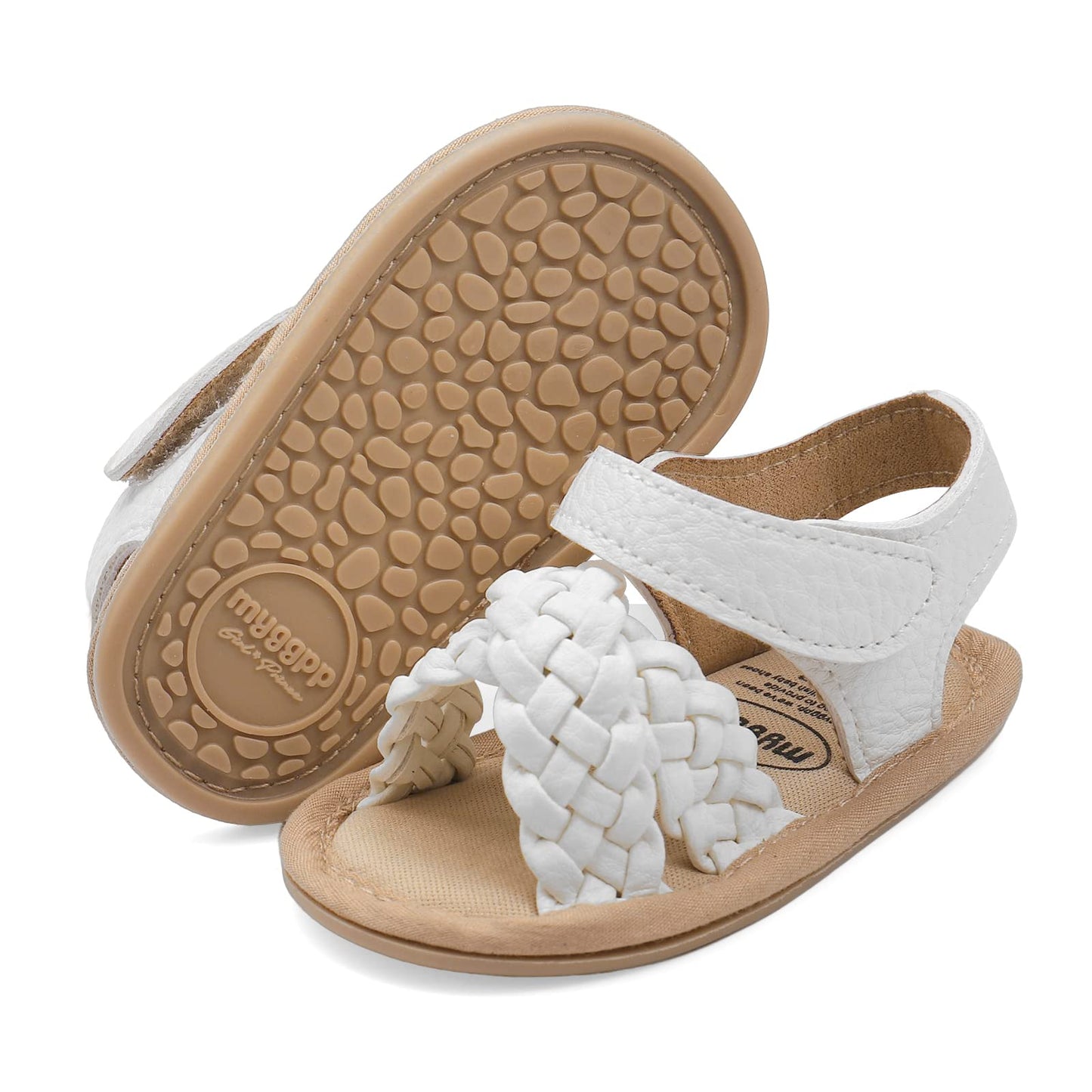 LACOFIA Babyschuhe für Mädchen – Sommerblumen Sandalen für Kleinkinder