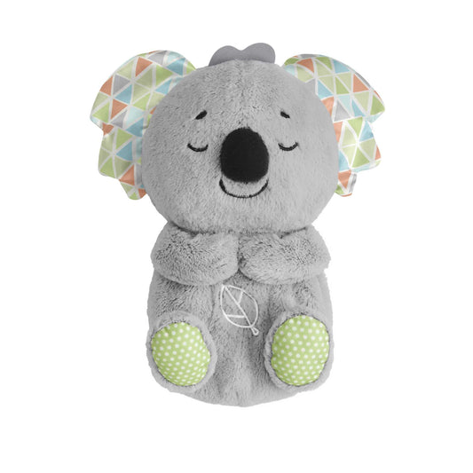 Fisher-Price HBP87 Slumber Koala with Soft Music, Light and Rhythmic Breathing Movements, Koala Cuddly Baby Toy, Night Light with Music for Babies, Baby Equipment for Newborns 0+