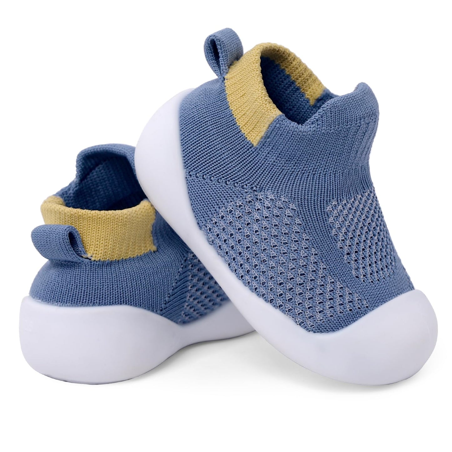 LACOFIA Babyschuhe für Mädchen und Jungen - Atmungsaktive Krabbelschuhe mit rutschfester Gummisohle für Kleinkinder