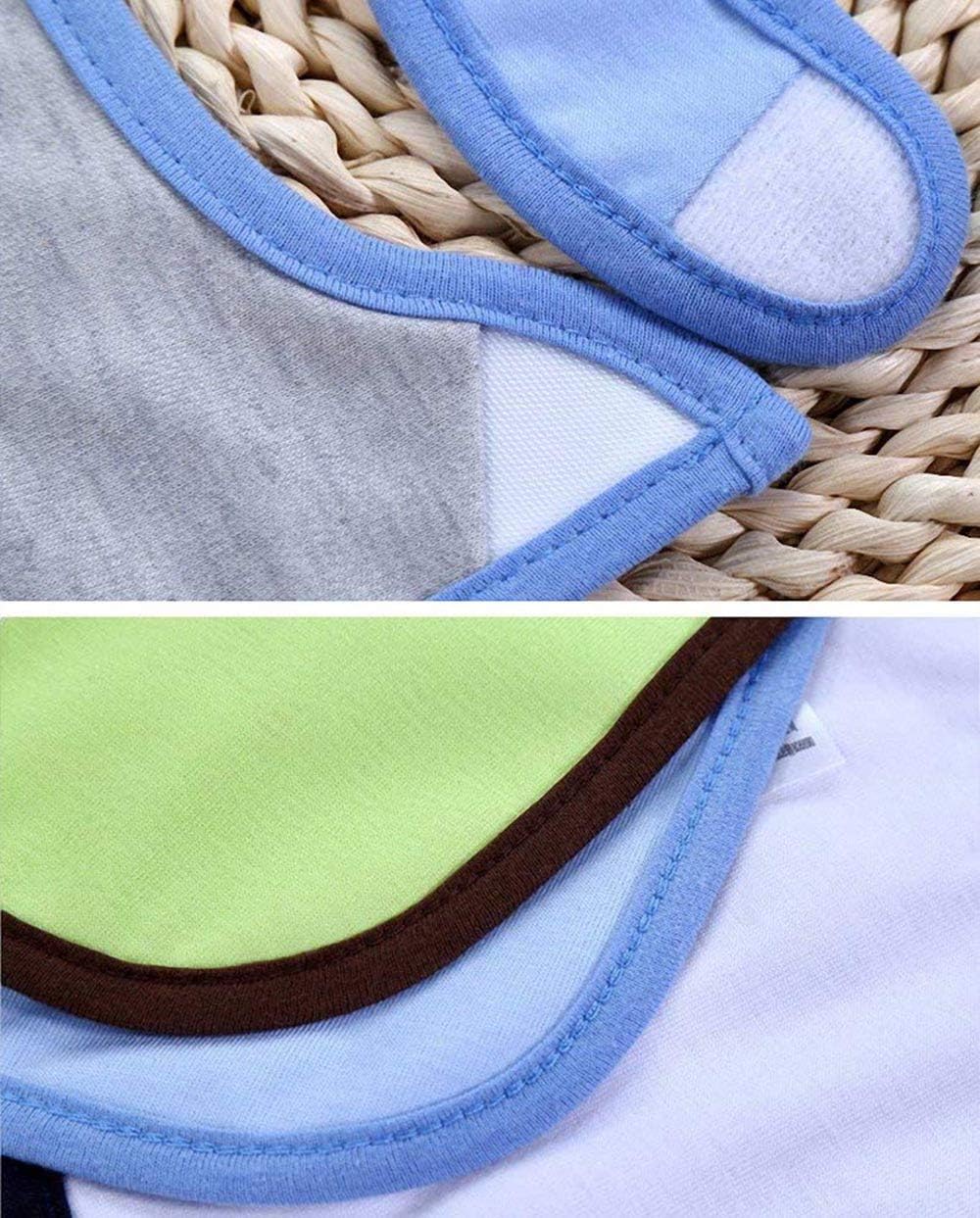 SLOSH 11 Waterproof Baby Bibs with Velcro Fastener, for Newborns Niño Niñas Unisex 11pcs