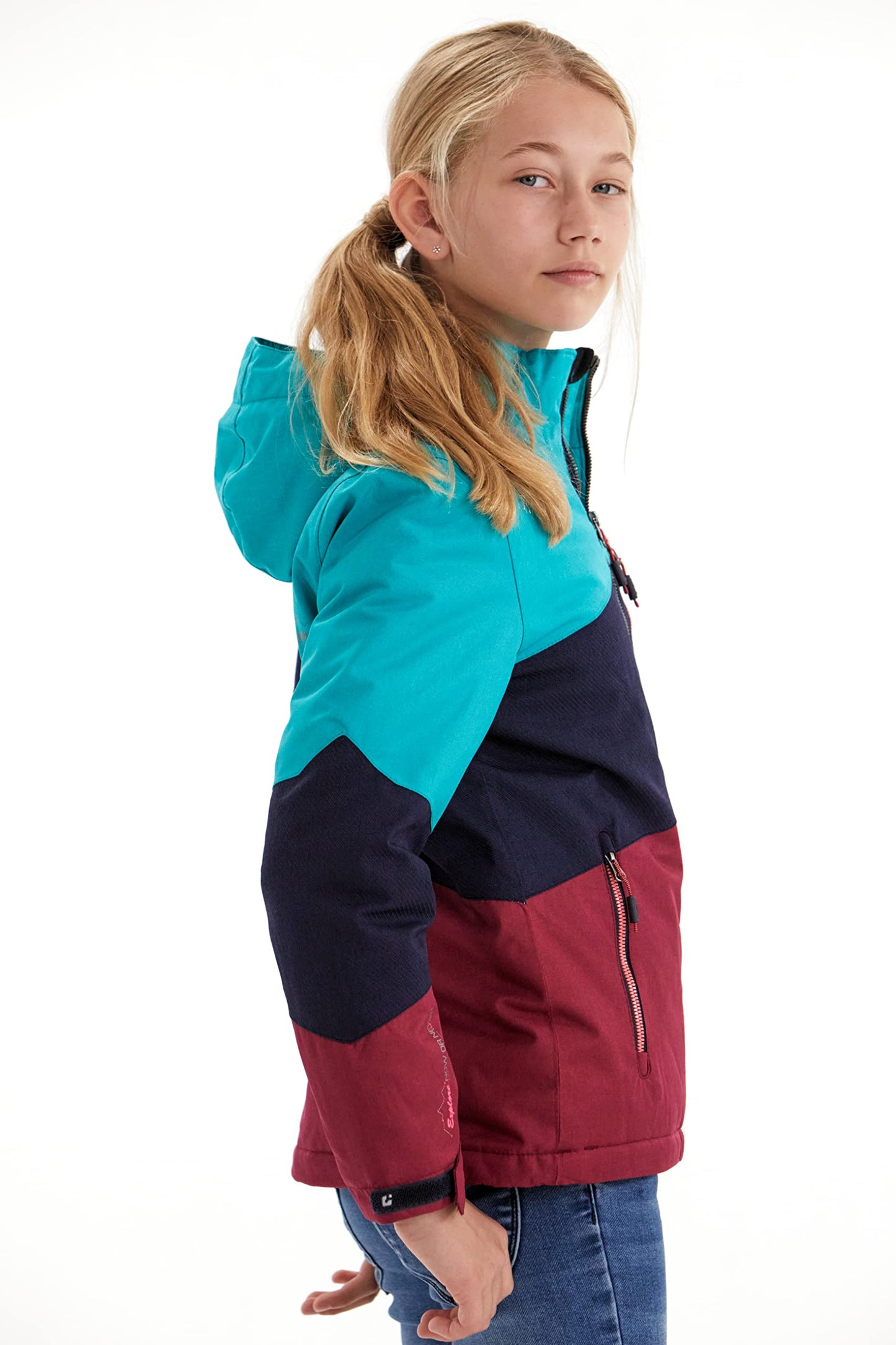 killtec Girls' Lynge Grls Jckt B Functional Jacket with Hood