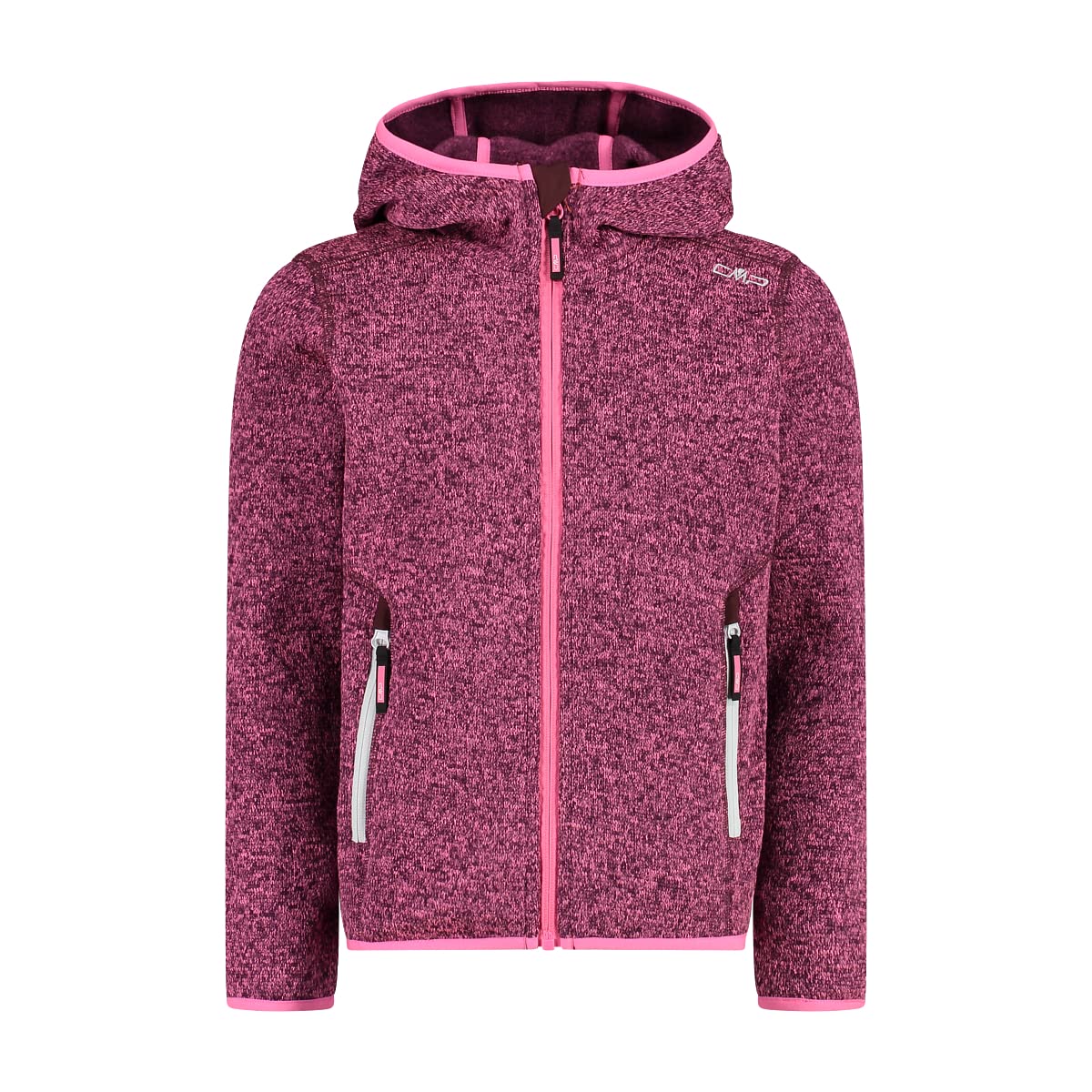 CMP boys fleece jacket Knitted Fix Hood