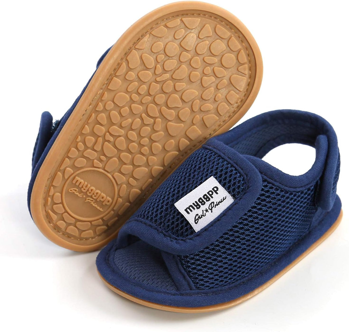 RVROVIC Babyschuhe für Jungen und Mädchen – Premium Weiche Anti-Rutsch Gummisohle für Säuglinge – Sommer Outdoor Sandalen für Kleinkind Erste Walker