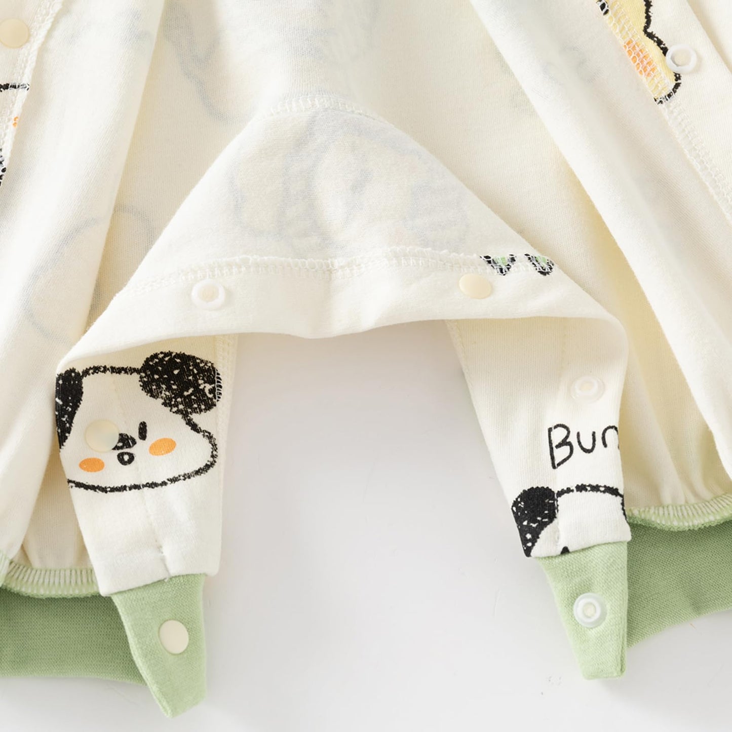 Babyschlafanzug Jungen Strampler, Baumwolle Einteiler mit Druckknöpfen - Atmungsaktiv Langlebig Weich - Ideal zum Spielen Schlafen 0-3 Monate