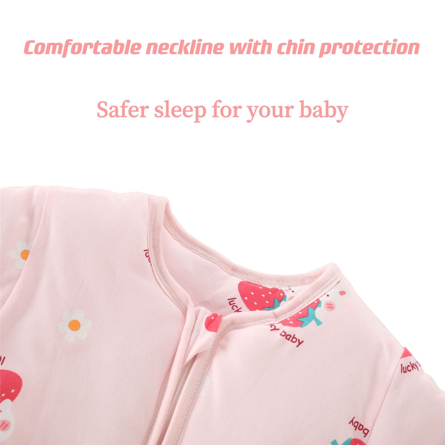 Chilsuessy Baby Sleeping Bag Winter with Removable Long Sleeve Organic Cotton Baby Sleeping Bag Small Children All-Year Sleeping Bag Pyjamas for Boys and Girls, Crown/2.5 Tog, 75-90 cm