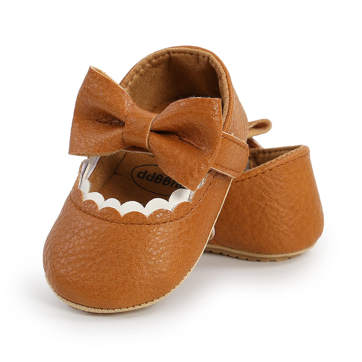 RVROVIC Baby Mädchen Mokassins Prinzessin Mary Jane Flache Kleider Schuhe Premium Leichte Weiche Sohle Krippe Schuhe Kleinkind Schuhe