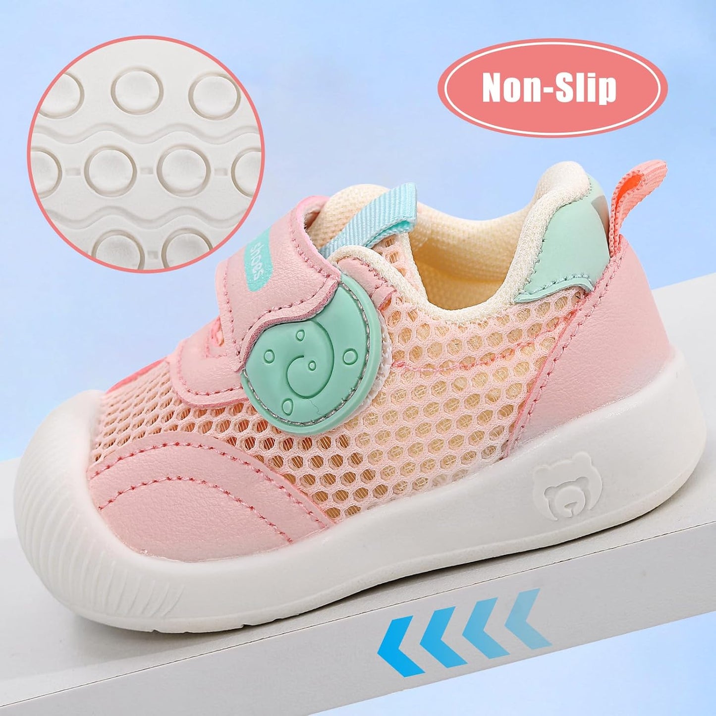 MK MATT KEELY Babyschuhe für Jungen und Mädchen - Weiche, rutschfeste Sommer Lauflernschuhe mit atmungsaktiver Sohle