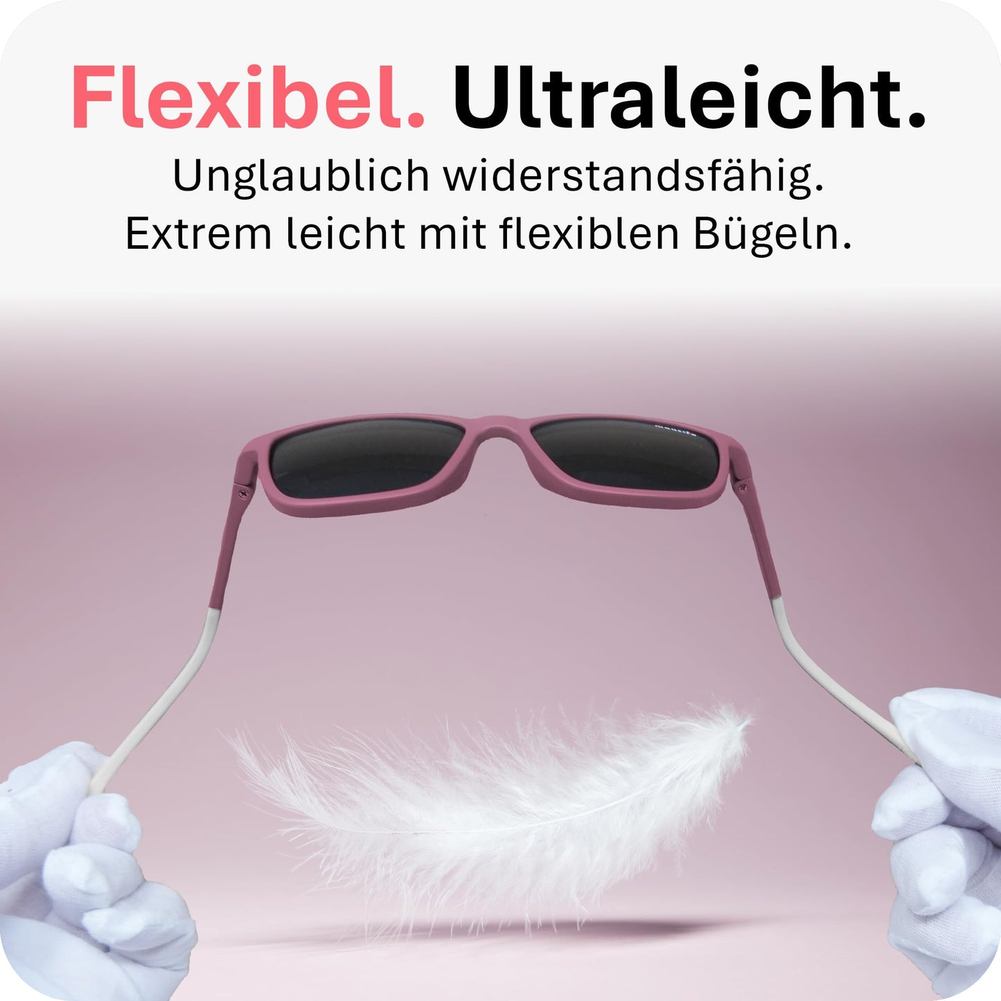 Mausito Sonnenbrille Kinder 3-6 Jahre & 6-10 Jahre | VERGLEICHSSIEGER Kindersonnenbrille 100% UV-Schutz | FLEXIBLE Bügel | Schadstofffreie Kindersonnenbrillen