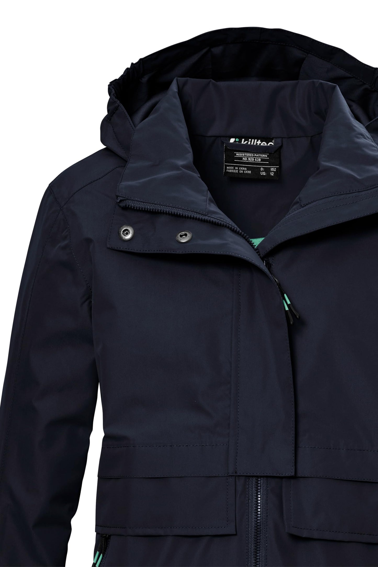 Killtec Mädchen Kos 149 Grls Jckt Funktionsjacke ist wasserdicht/Jacke mit Kapuze