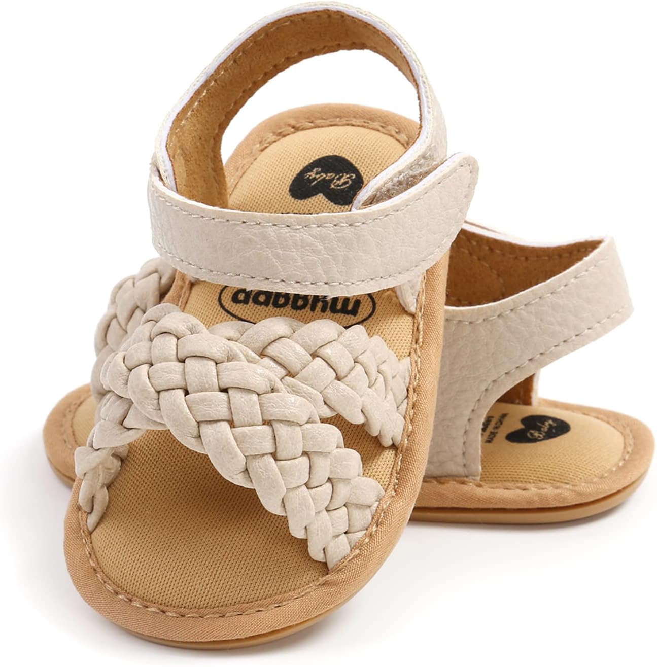 RVROVIC Babyschuhe für Jungen und Mädchen – Premium Weiche Anti-Rutsch Gummisohle für Säuglinge – Sommer Outdoor Sandalen für Kleinkind Erste Walker