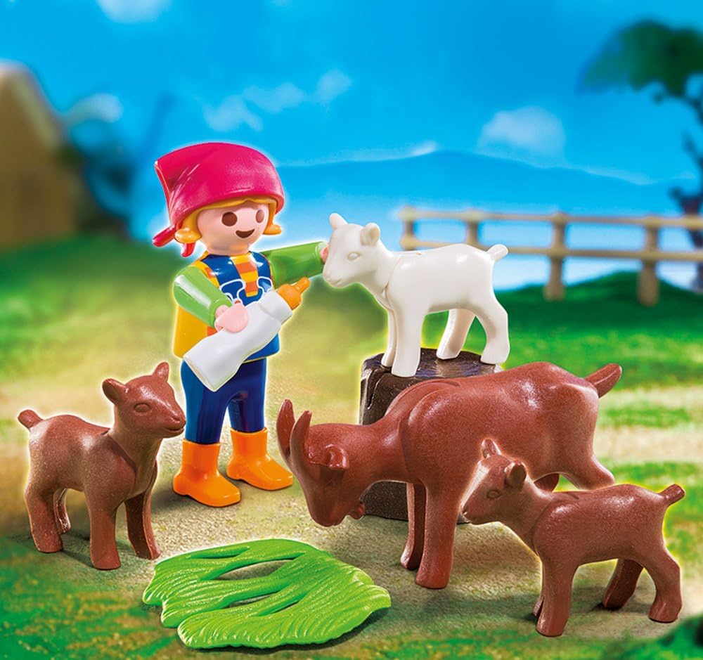 Playmobil Specials Plus Girl with Goats Figures