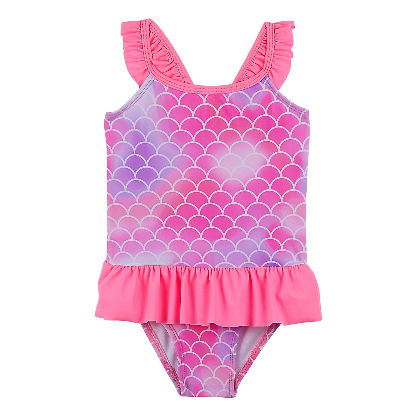 TIZAX Badeanzug für Mädchen Einteiliger Schwimmanzug Kleinkind Niedliche Rüschen Bademode Schnell trocknende Sommerferien Bikini für Kinder 2~7 Jahre