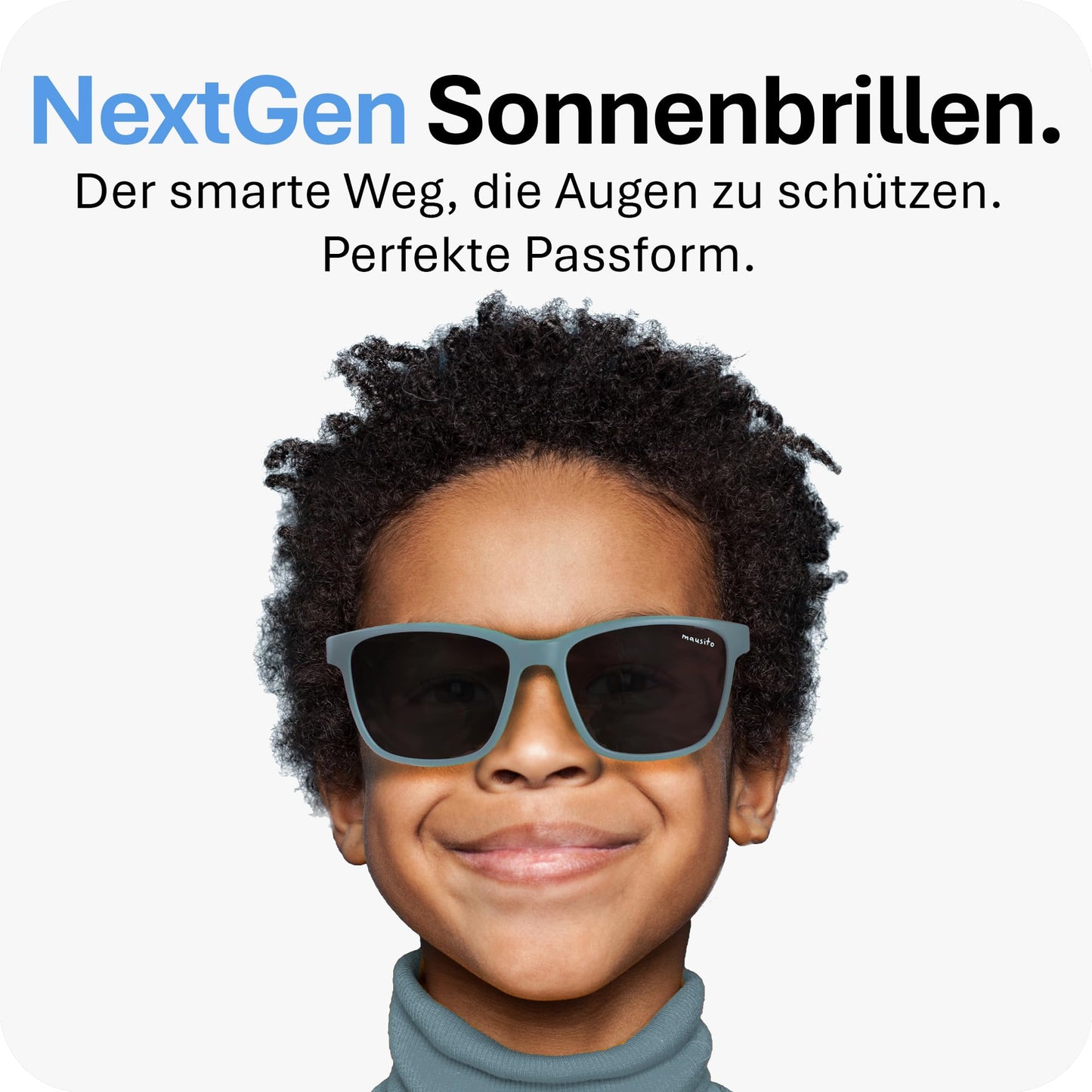 Mausito Sonnenbrille Kinder 3-6 Jahre & 6-10 Jahre | VERGLEICHSSIEGER Kindersonnenbrille 100% UV-Schutz | FLEXIBLE Bügel | Schadstofffreie Kindersonnenbrillen