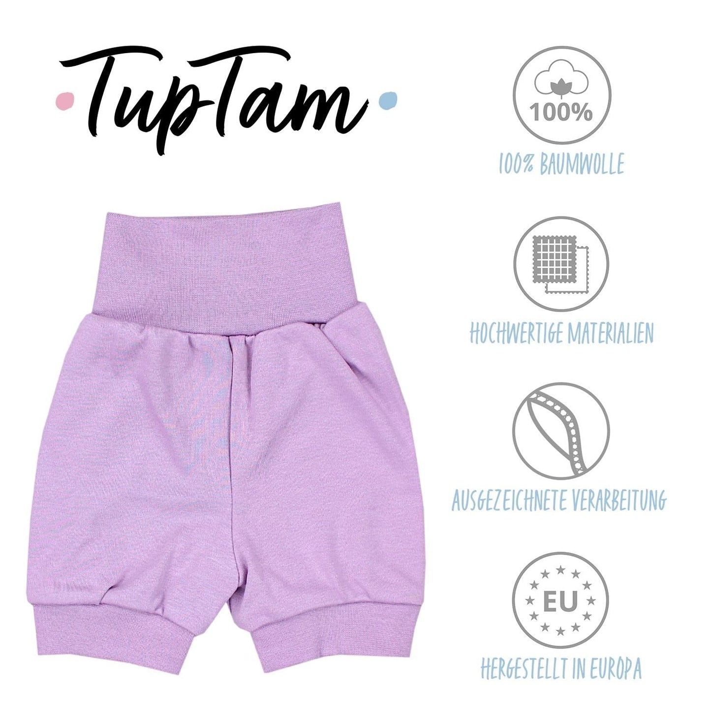 TupTam Baby Mädchen Pumphose Sommershorts 5er Set