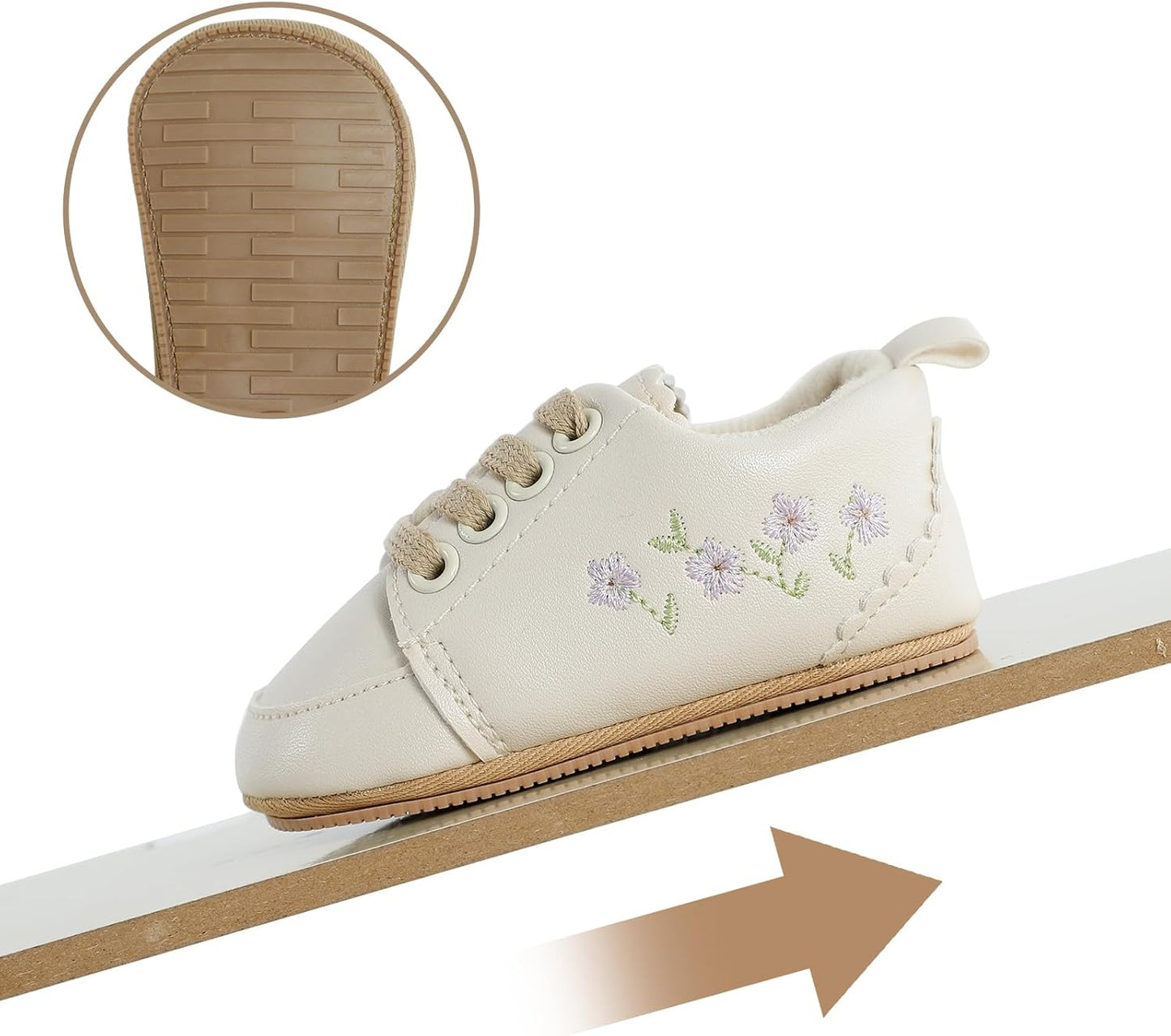 Cheerful Mario Baby Mädchen Schuhe Baby Ballerina Schuhe Lauflernschuhe Taufe Schuhe mit Bowknot PU Leder Babyschuhe